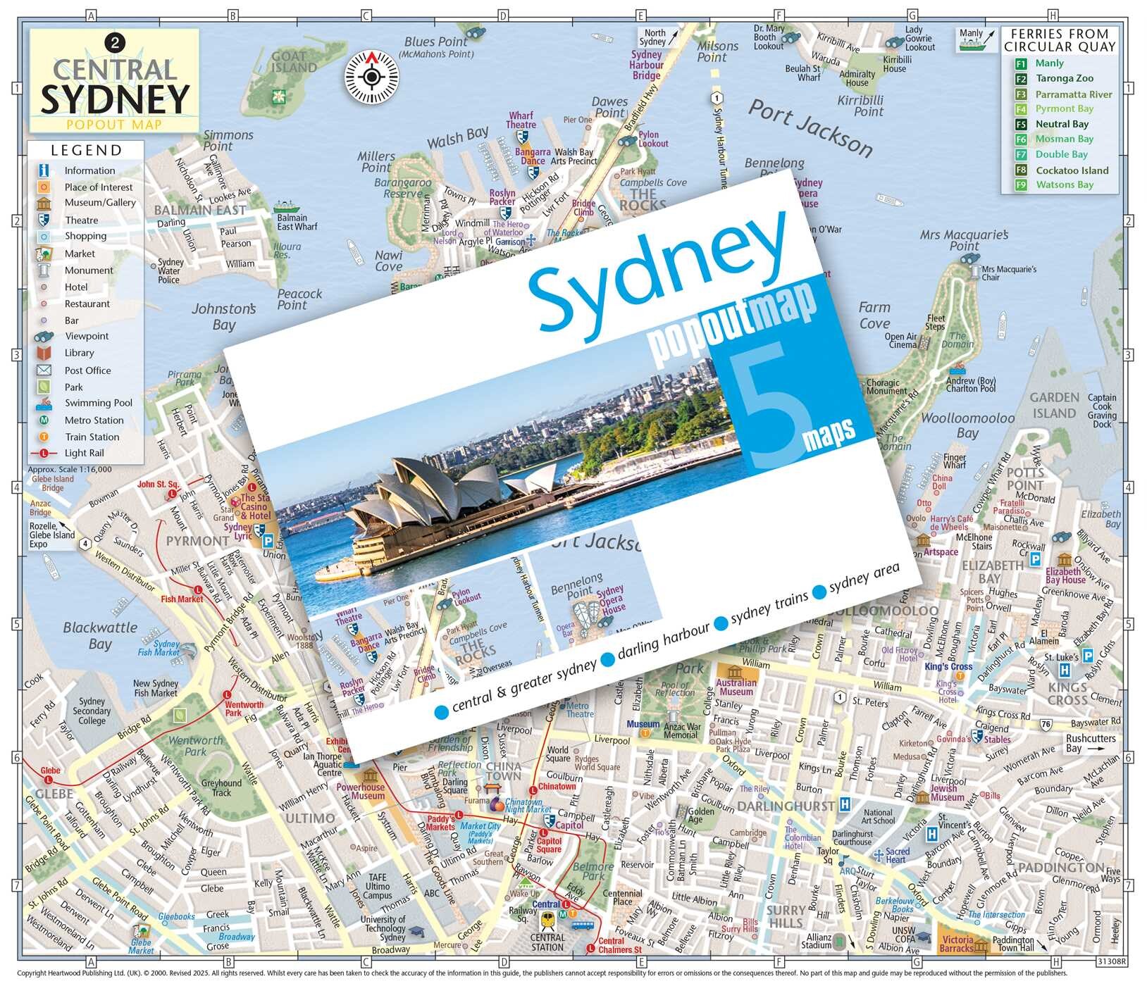 Sydney Popout Map