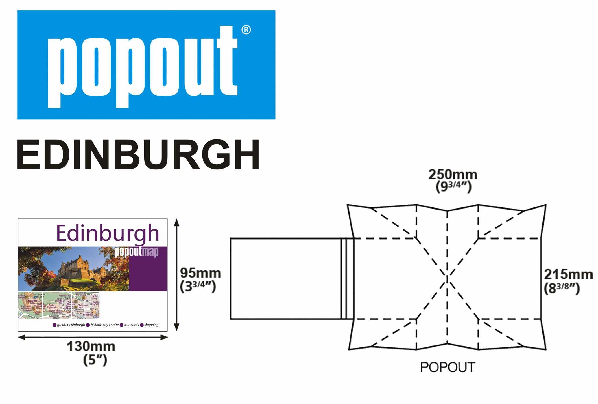 Edinburgh Popout Map