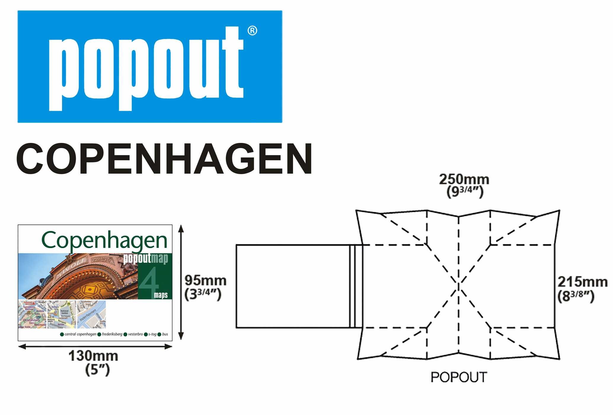 Copenhagen Popout Map