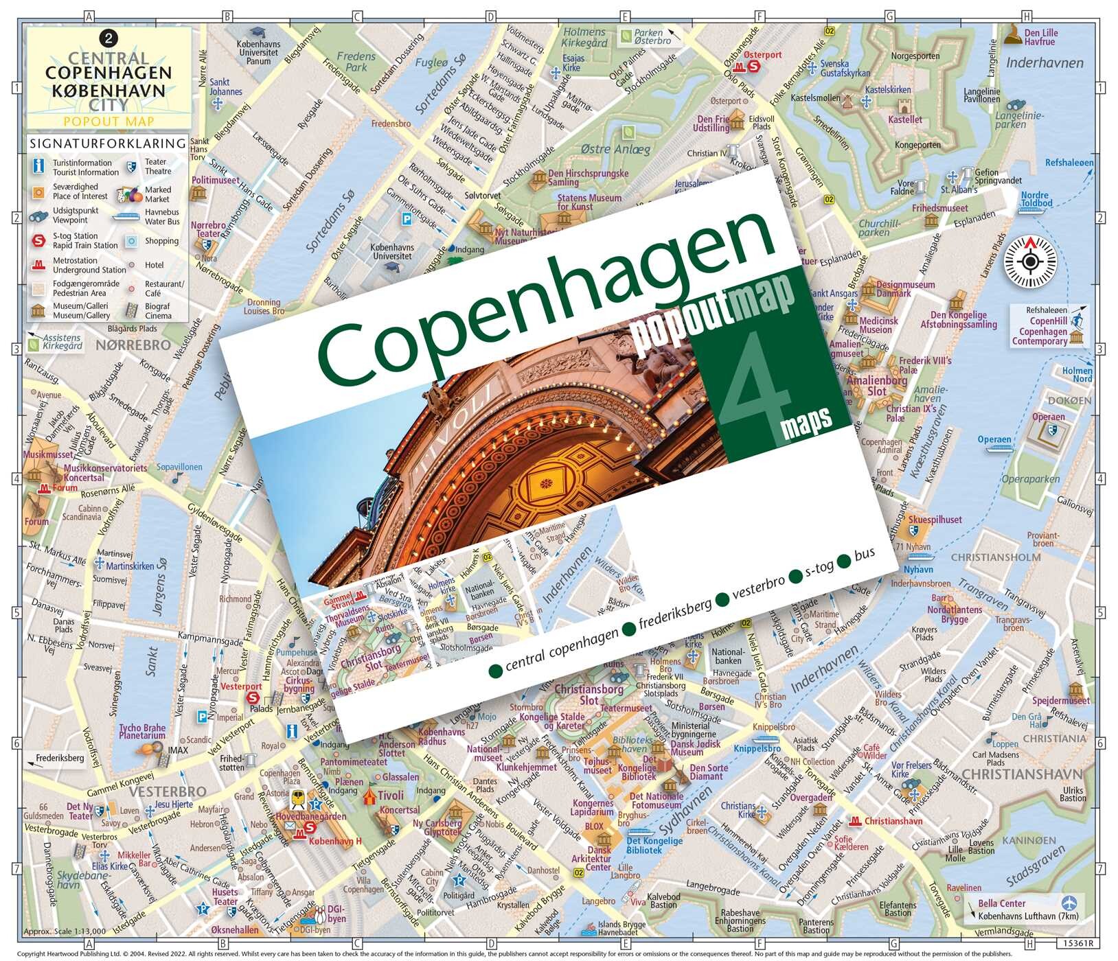 Copenhagen Popout Map