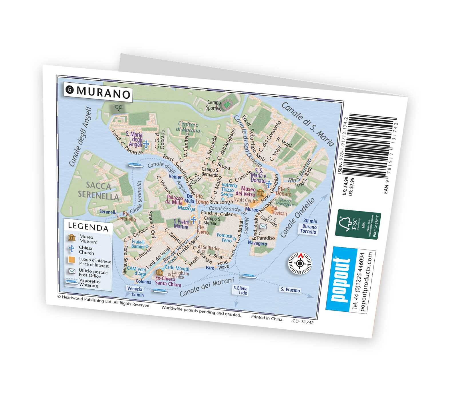 Venice Popout Map