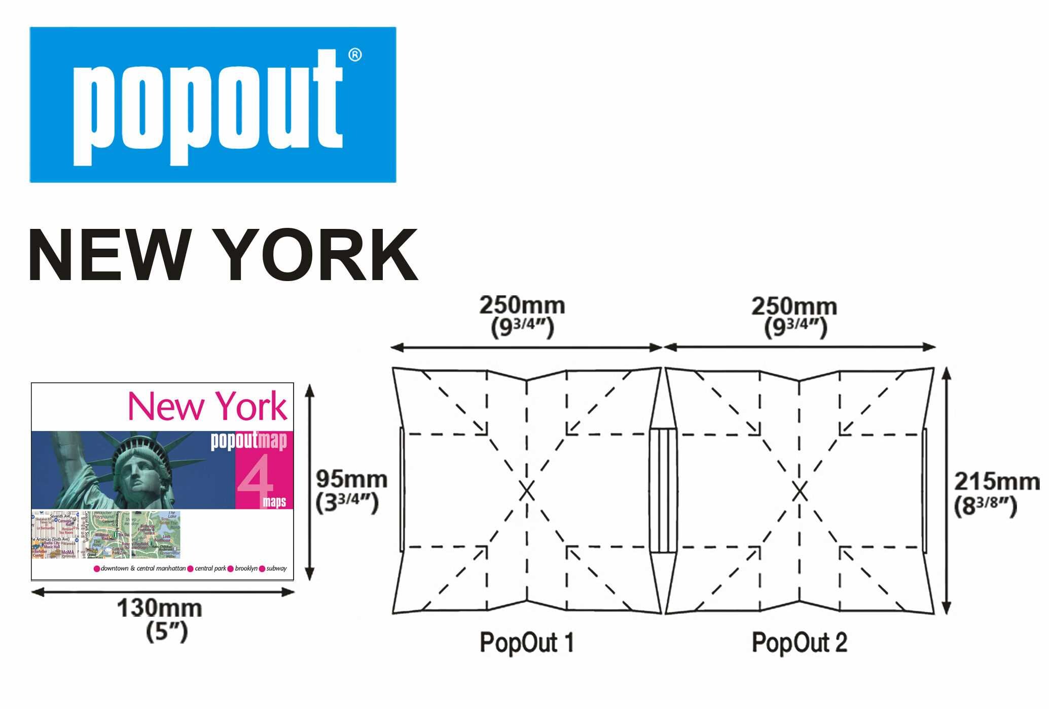 Popout Map New York