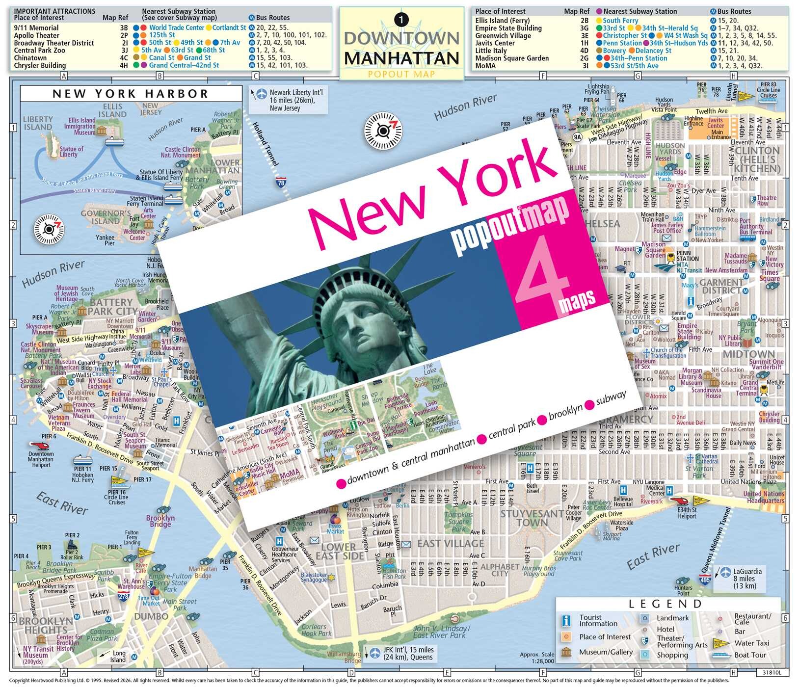 Popout Map New York