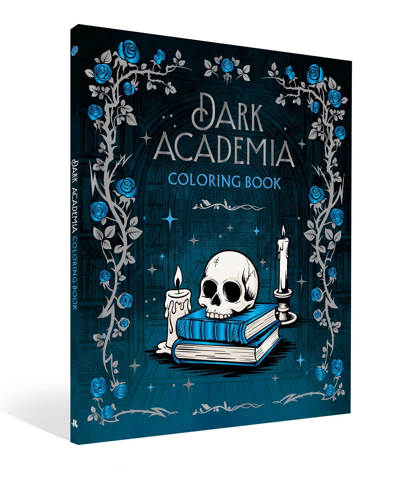 Dark Academia Coloring Book