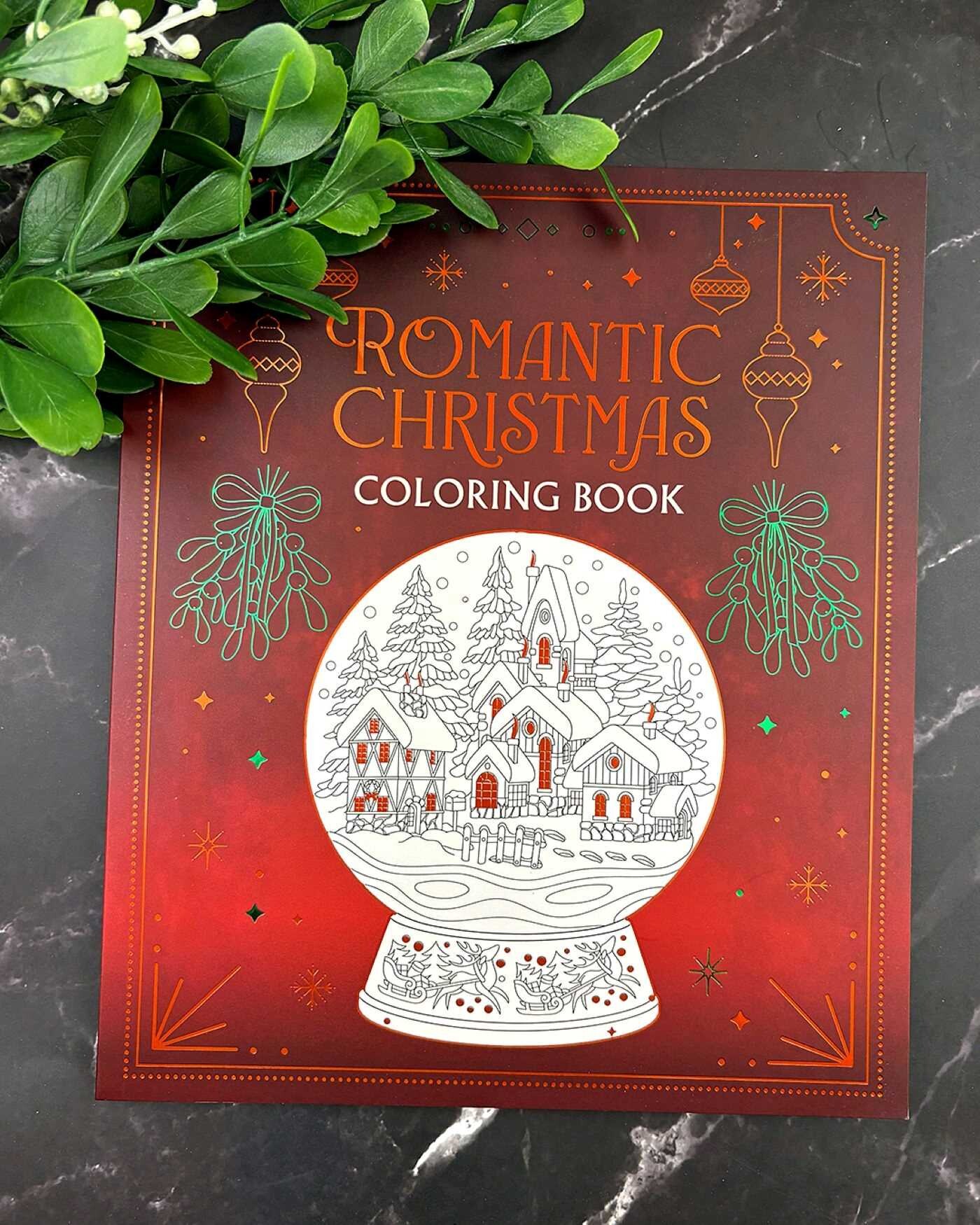 Romantic Christmas Coloring Book