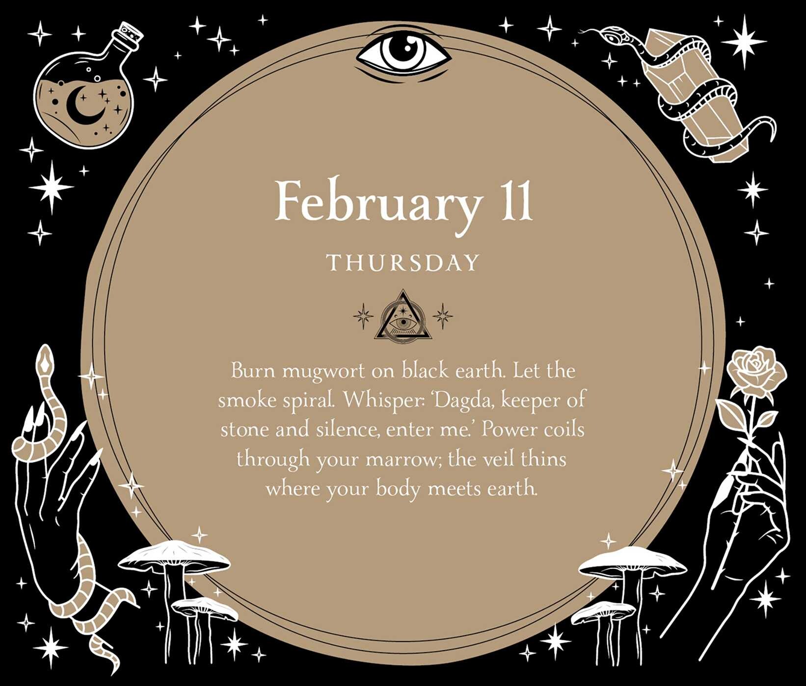 2027 Witch's Day-to-Day Calendar