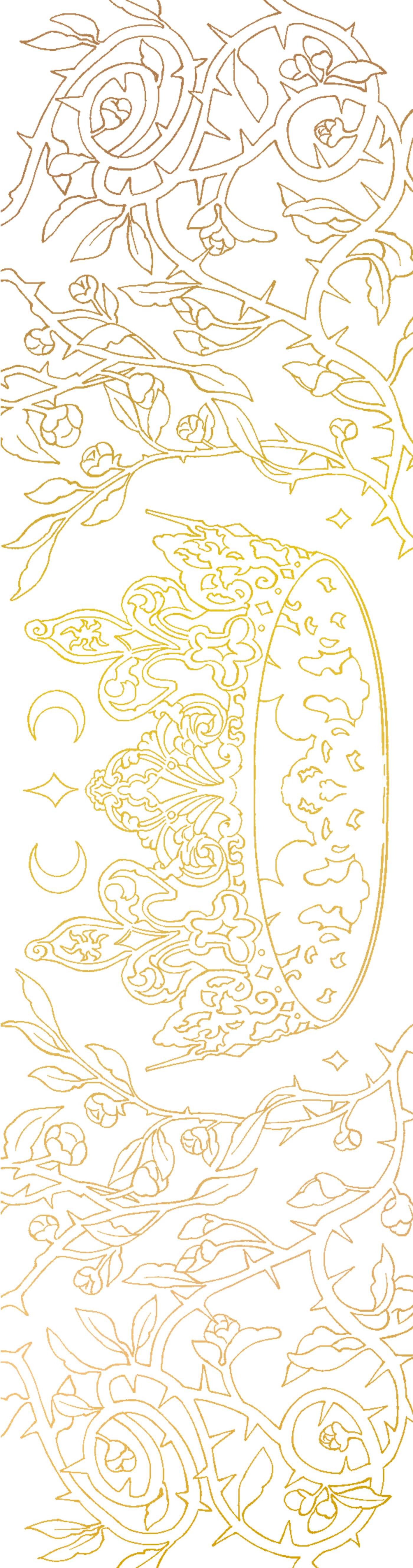 Dragon Princess Coloring Bookmarks