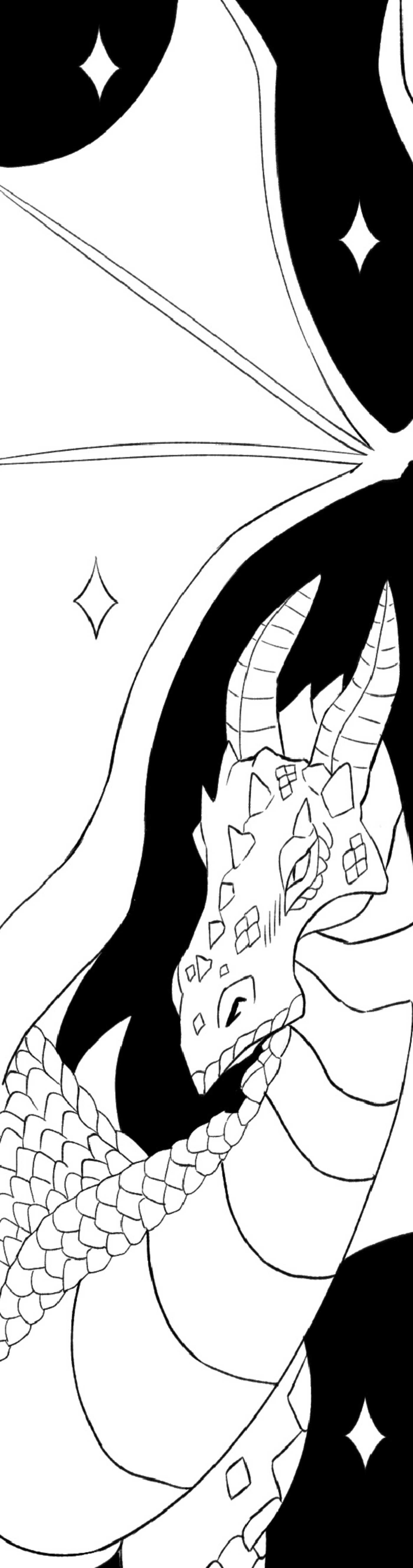 Dragon Princess Coloring Bookmarks
