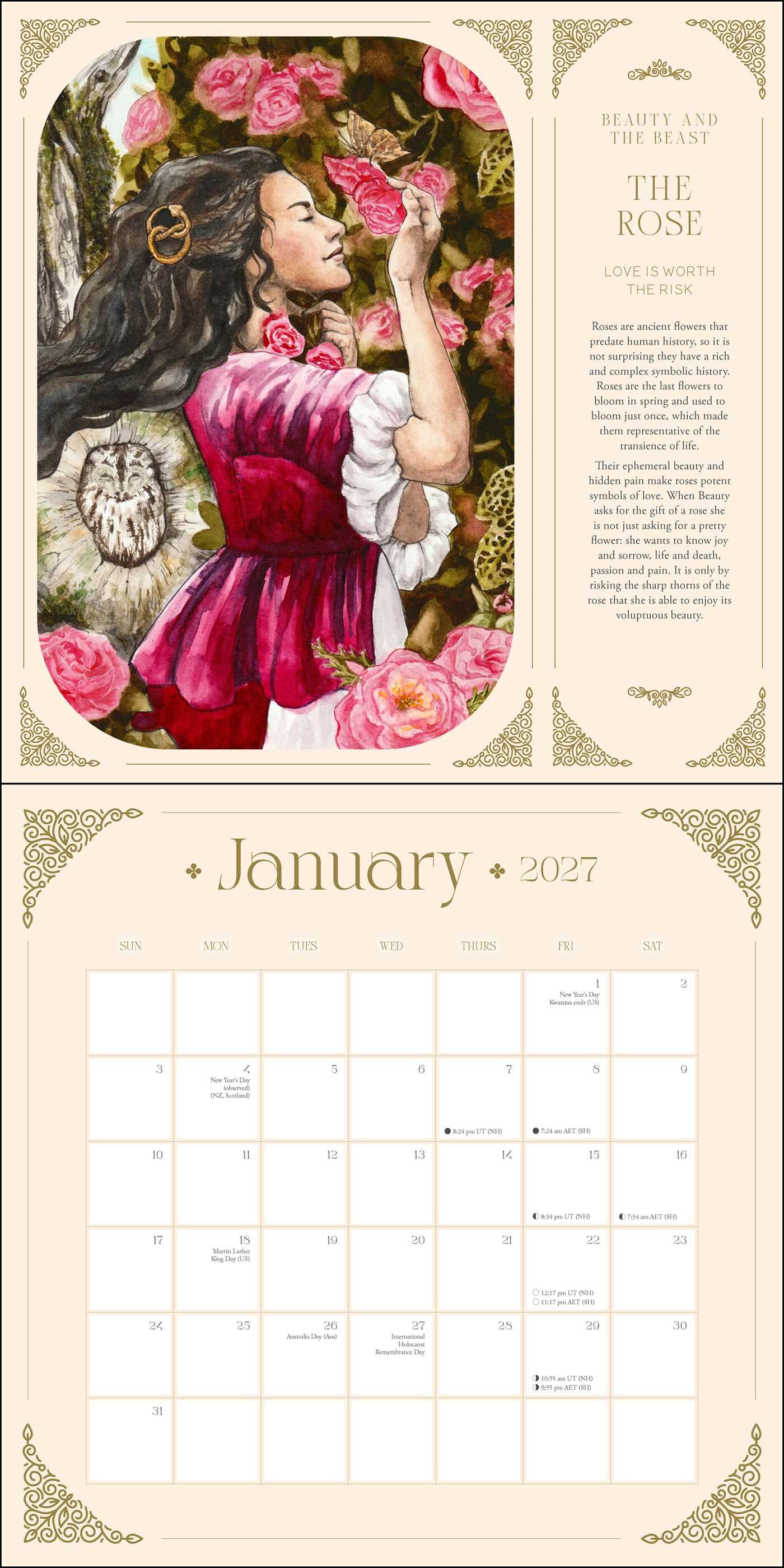 2027 Fairytale Wall Calendar