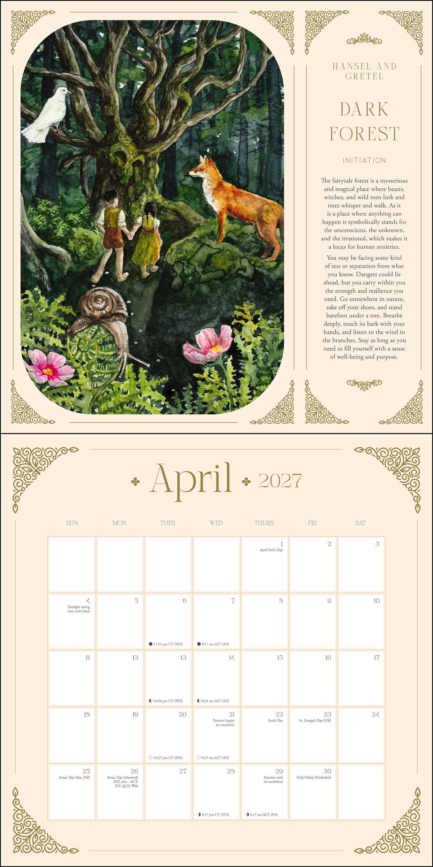 2027 Fairytale Wall Calendar