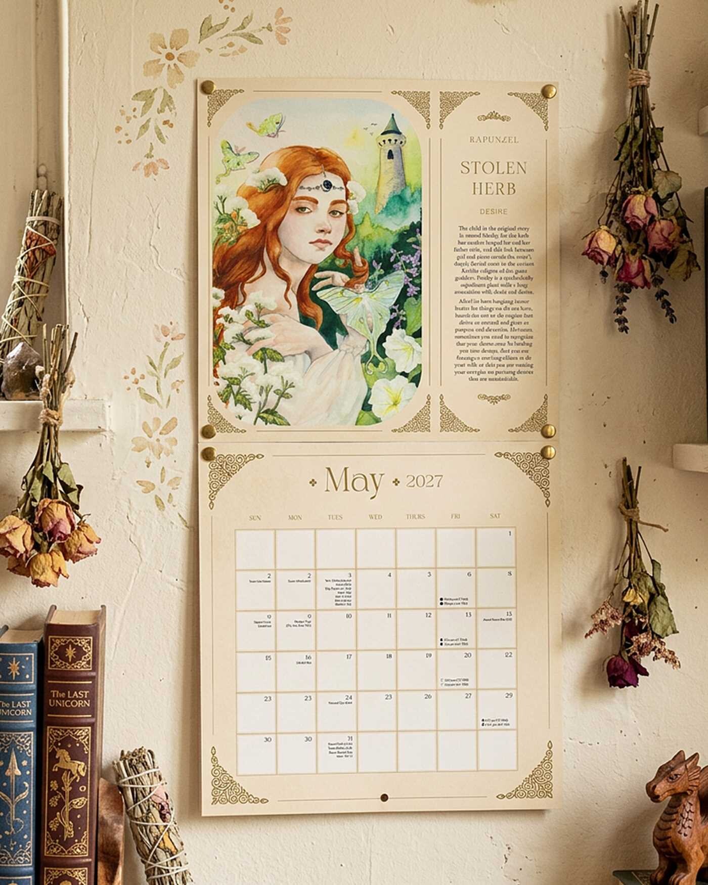 2027 Fairytale Wall Calendar