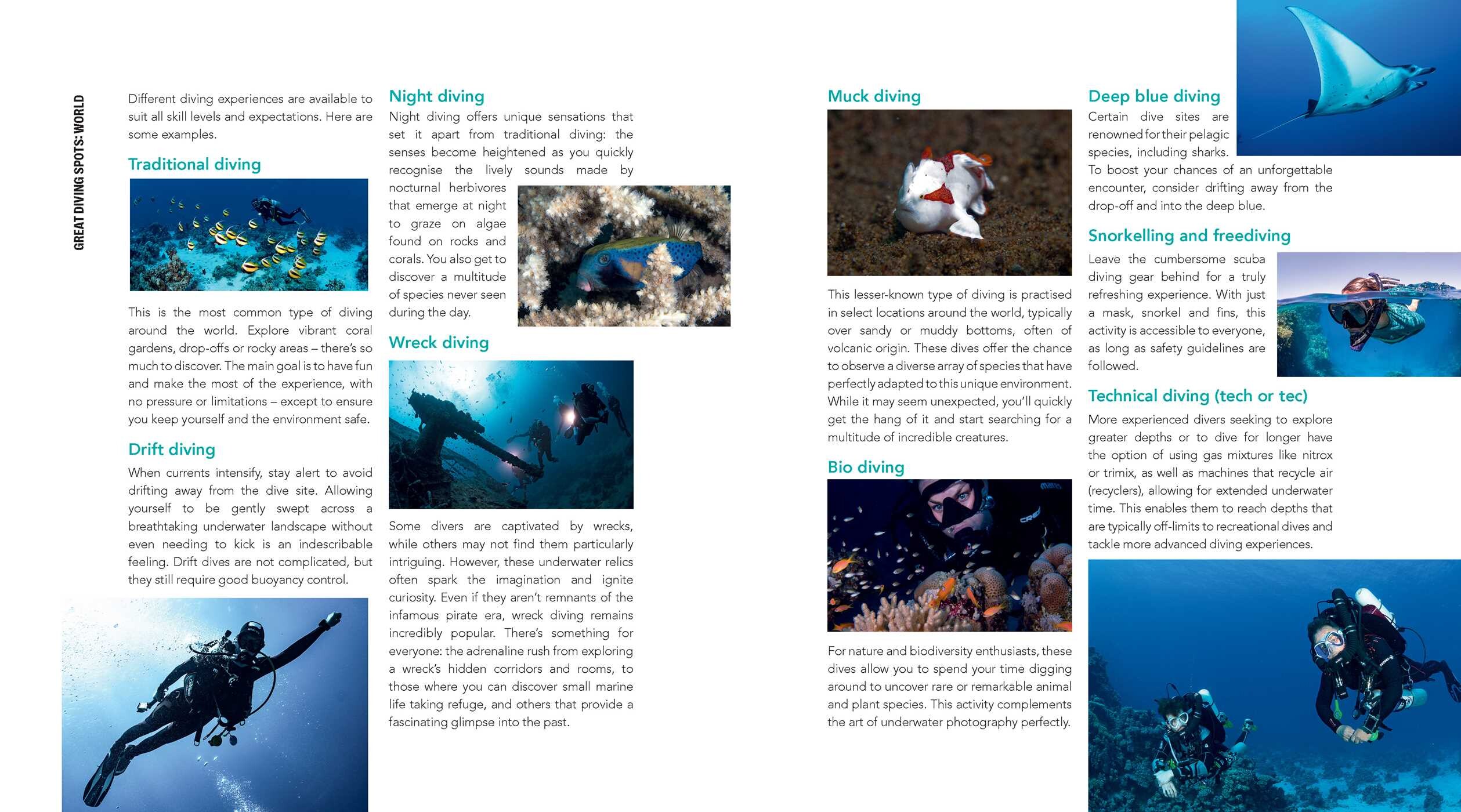Great Diving Spots - World
