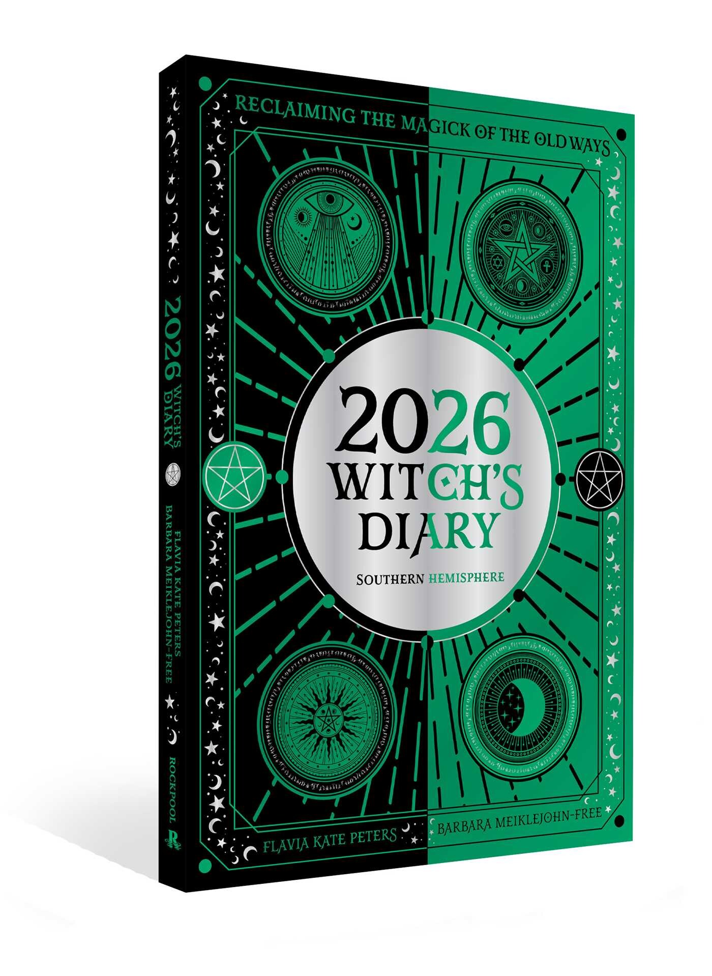 2026 Witch's Diary Southern Hemisphere Book by Flavia Kate Peters