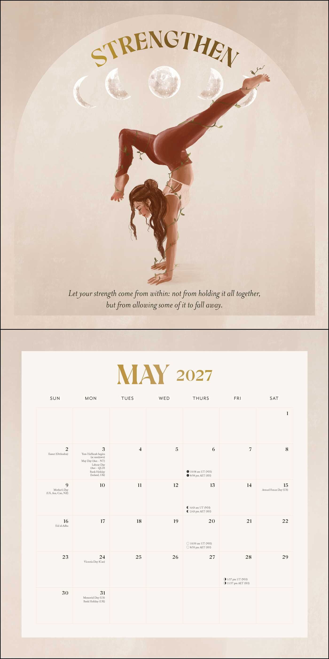 2027 Yoga Magic Wall Calendar