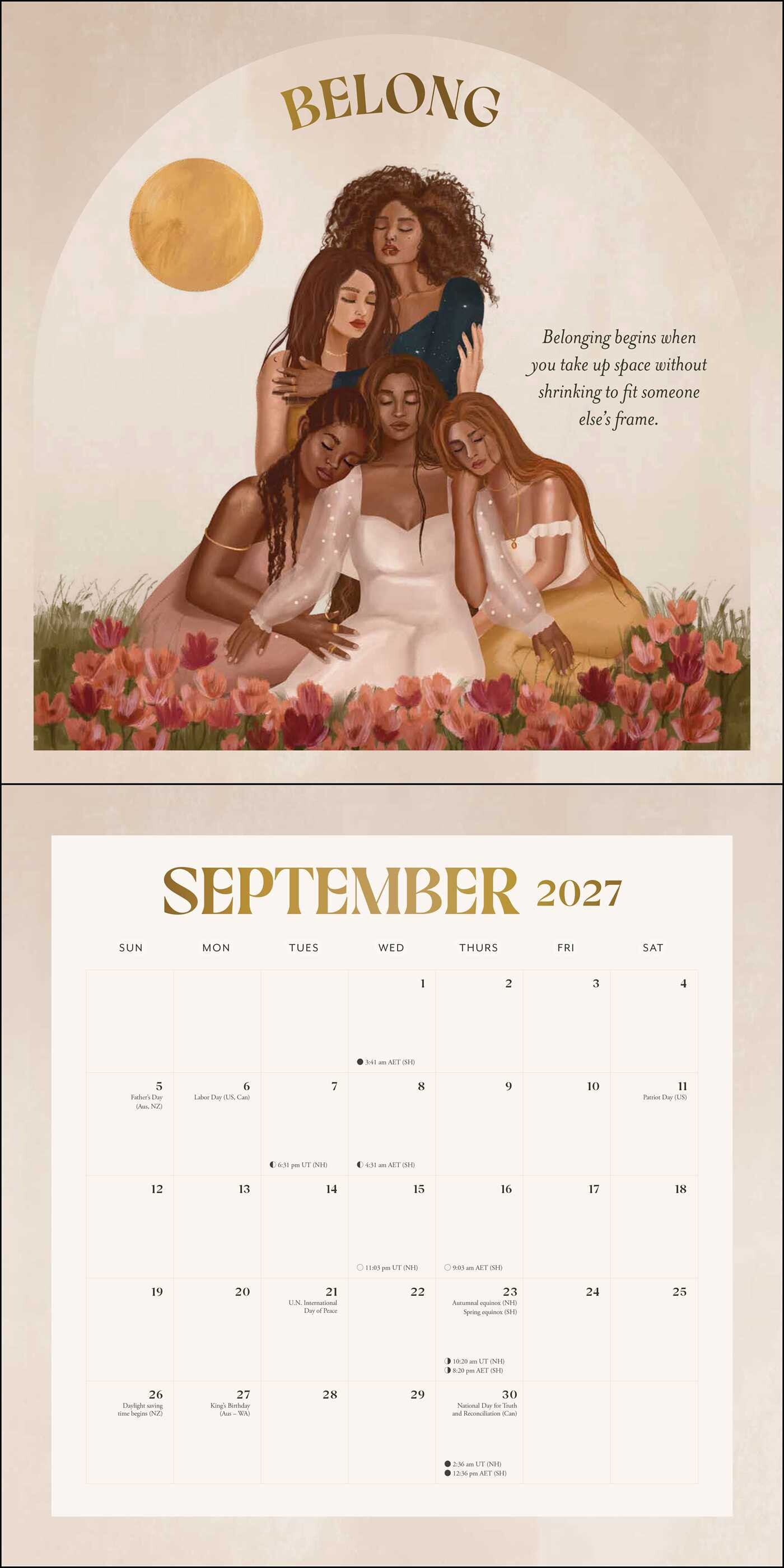 2027 Yoga Magic Wall Calendar