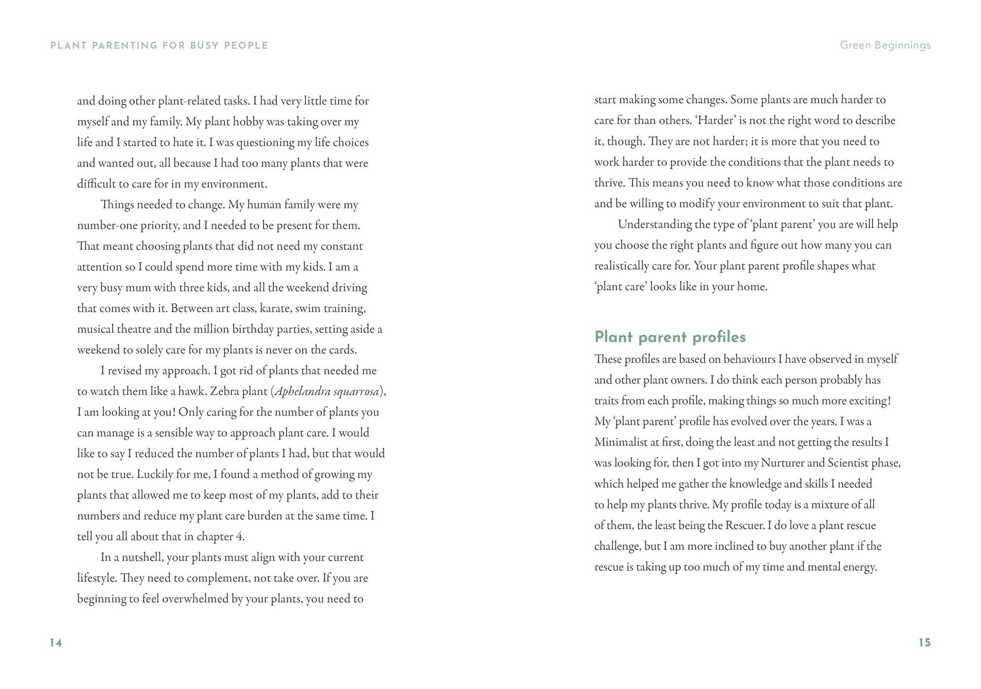 Plant Parenting for Busy People