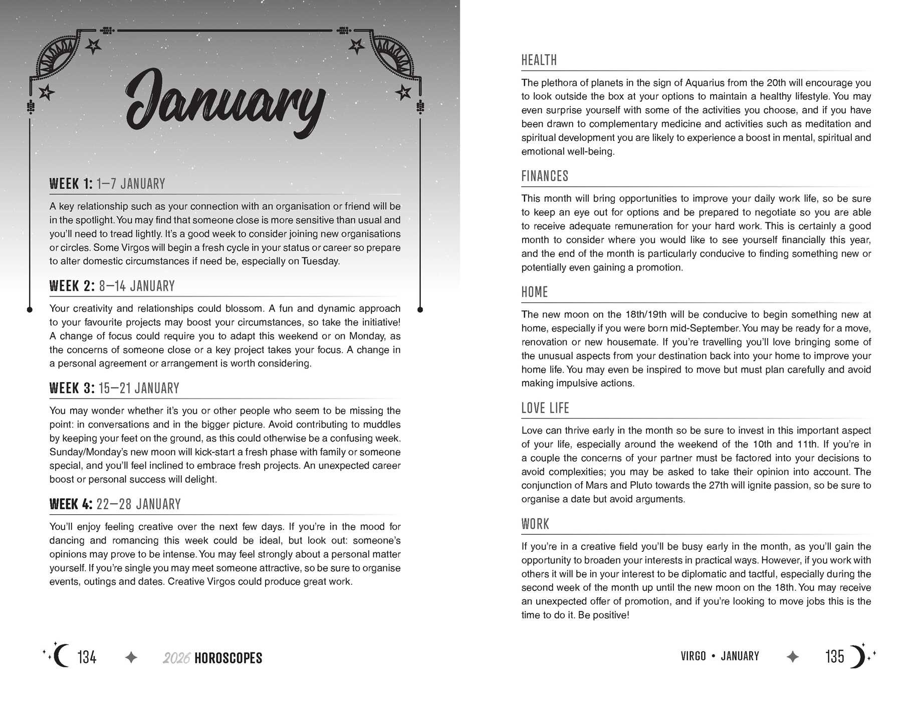 2026 Horoscopes Annual Calendar
