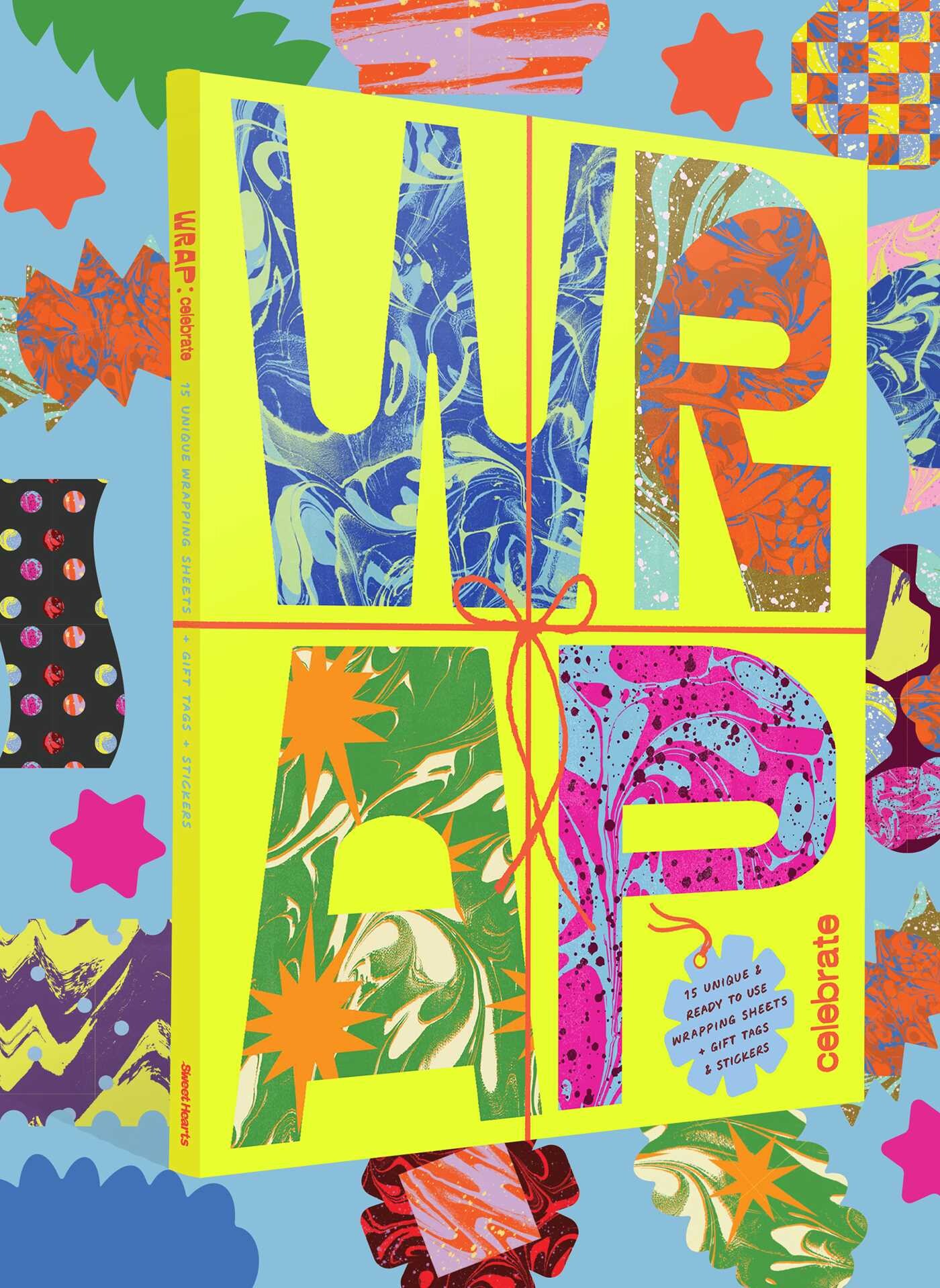 WRAP: Celebrate - Gift Wrapping Paper Book with Gift Tags