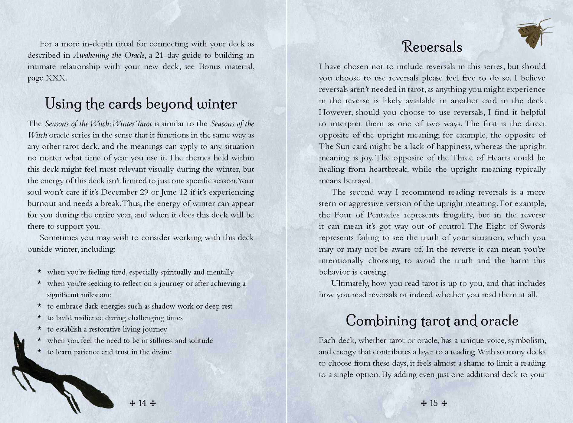 •SEASONS OF THE WITCH• winter tarot deck