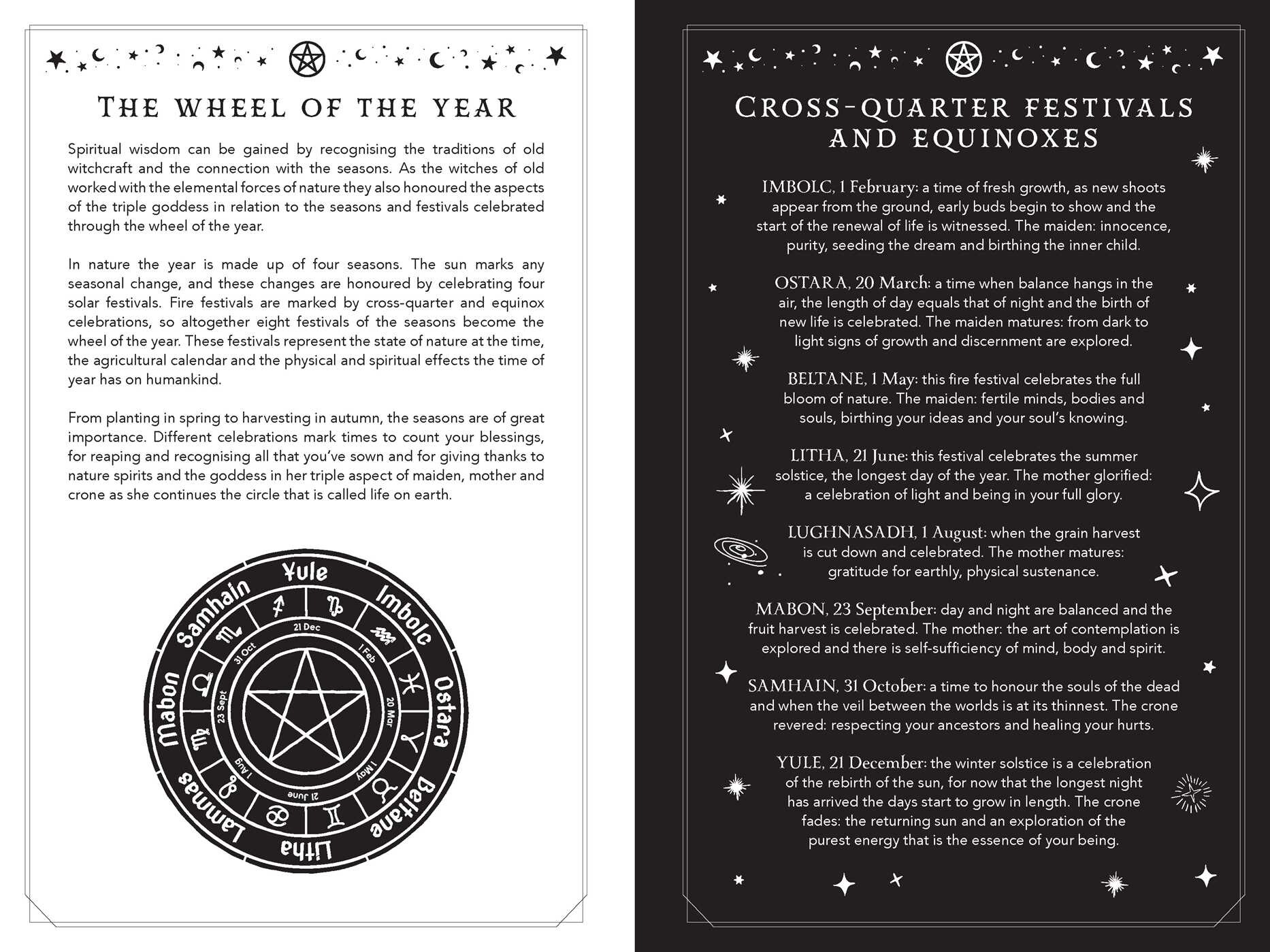2027 Witch's Diary and Planner Calendar - Northern Hemisphere
