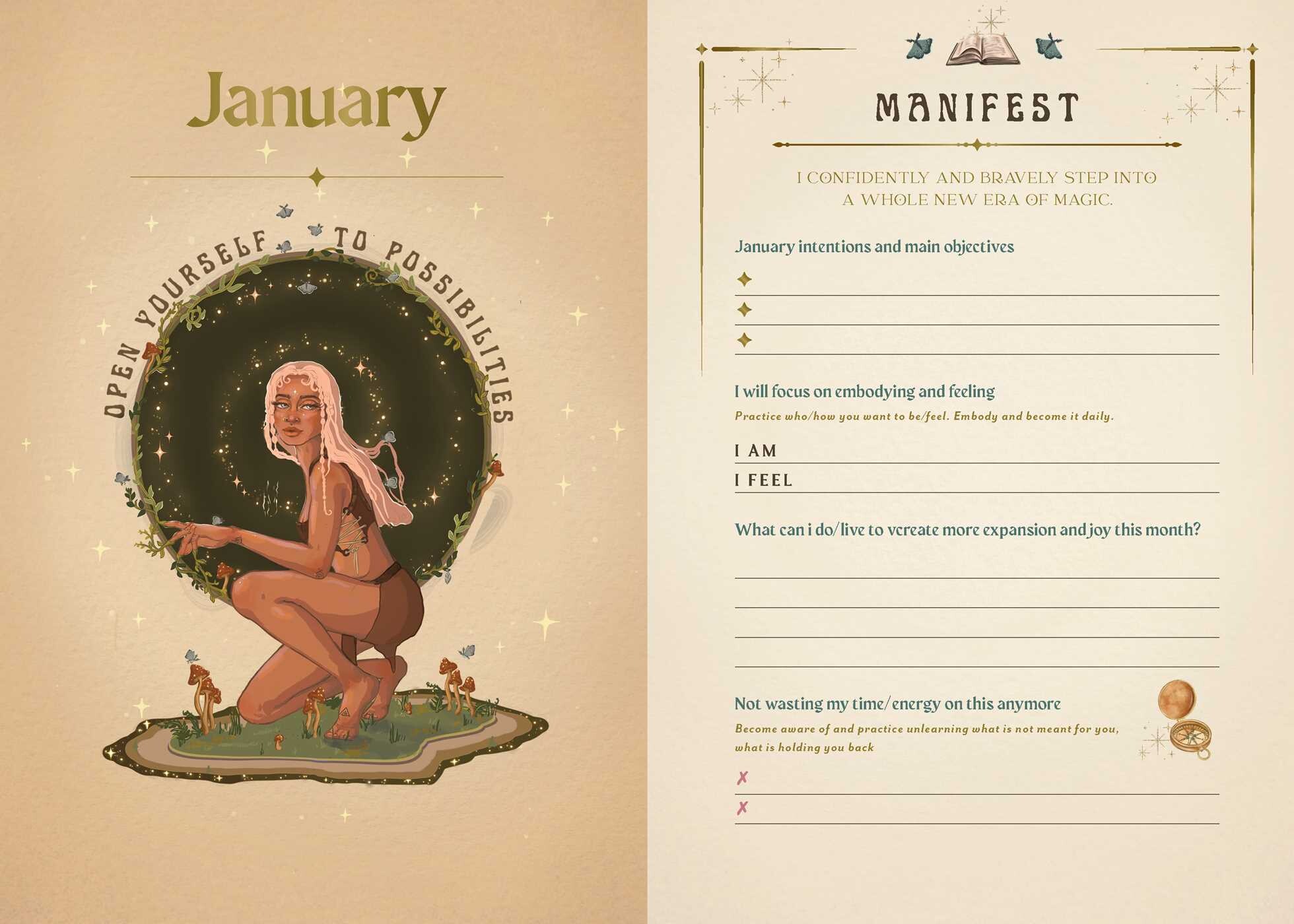 2027 Manifest Your Dreams Planner Calendar