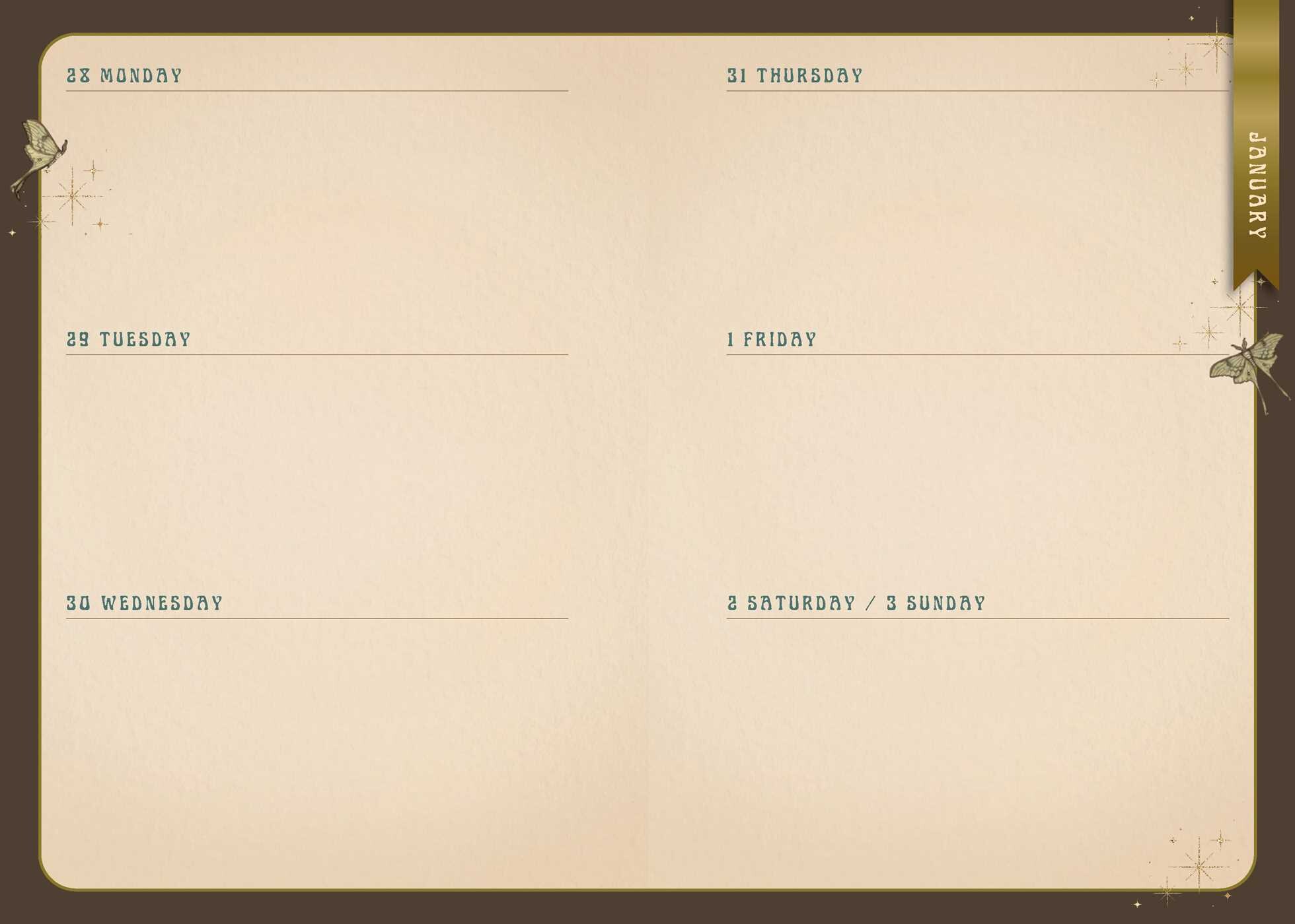 2027 Manifest Your Dreams Planner Calendar