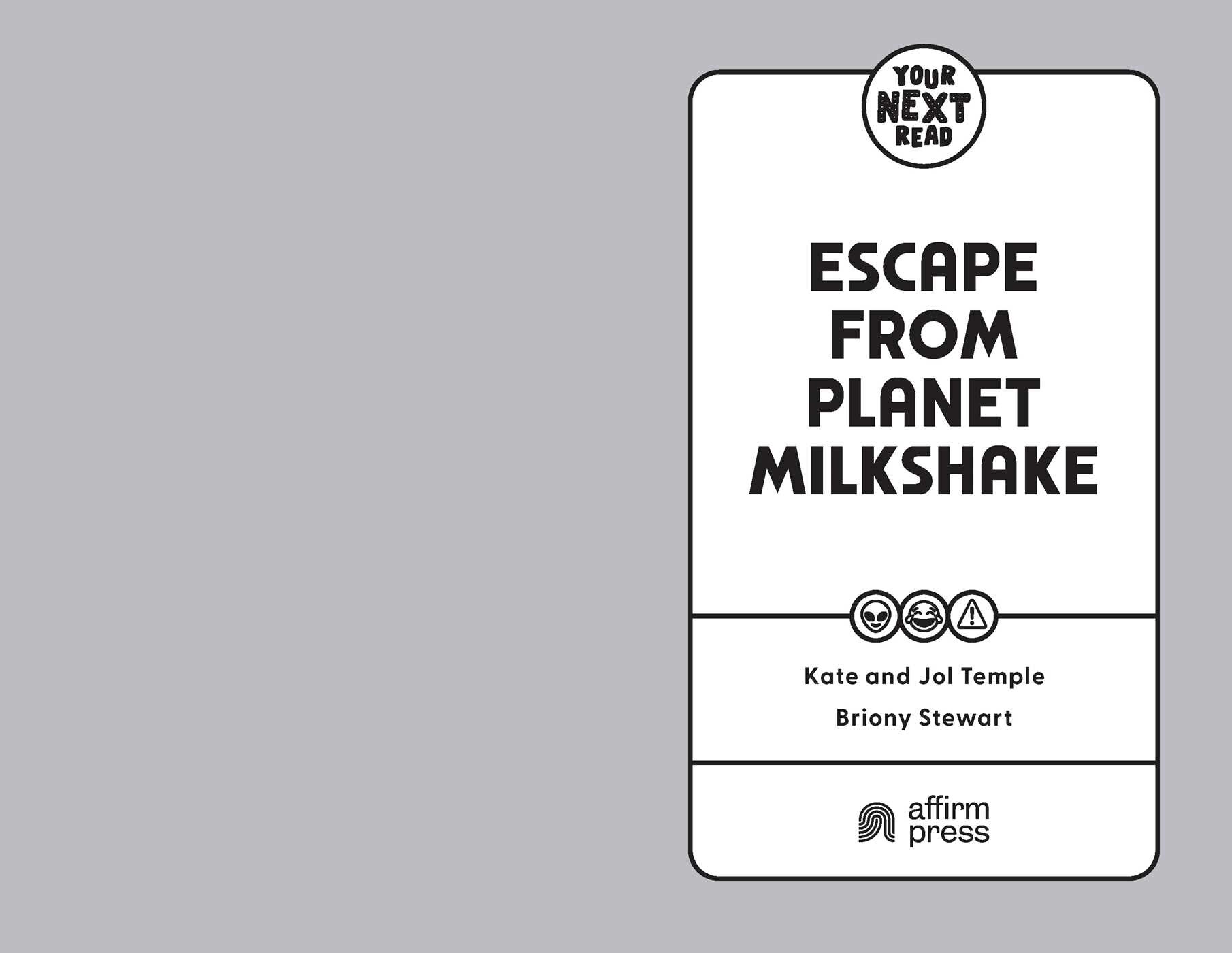 Your Next Read Gold: Escape From Planet Milkshake