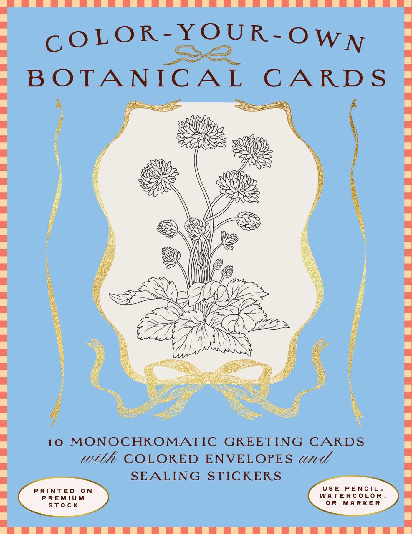 Color-Your-Own Botanical Cards