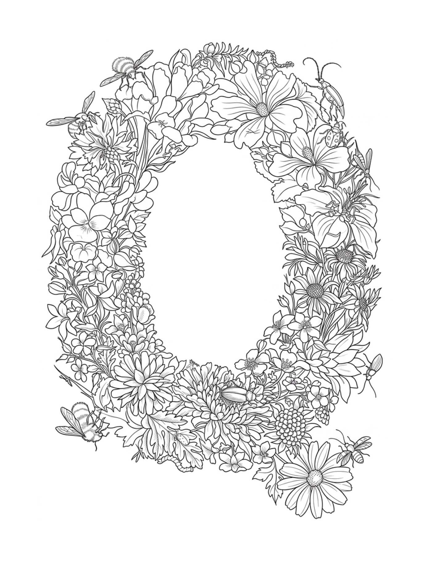 Color-Your-Own Botanical Cards