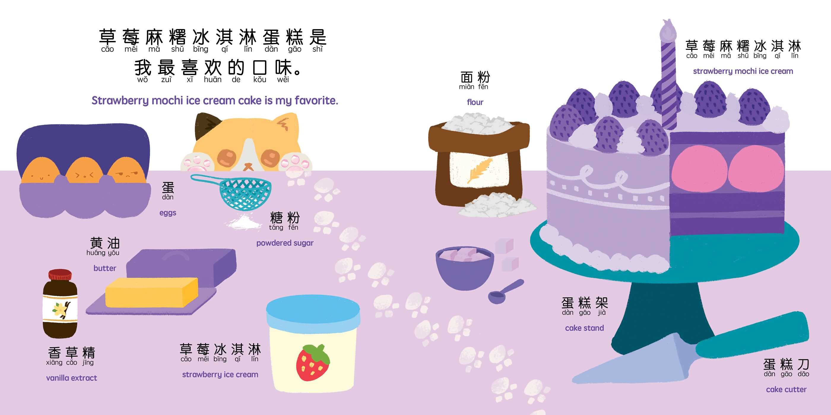 Bitty Baker's First 100 Kitchen Words (Simplified Mandarin-English Version)
