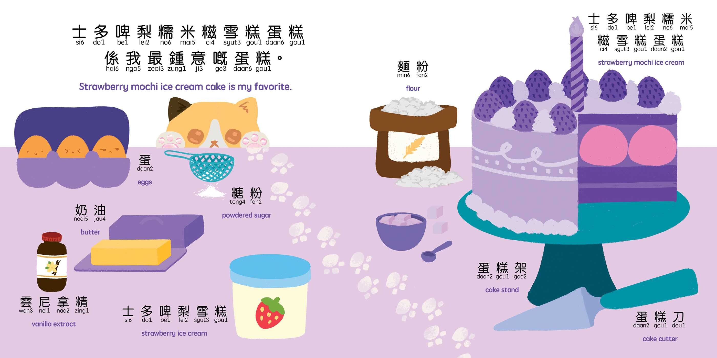 Bitty Baker's First 100 Kitchen Words (Cantonese-English Version)