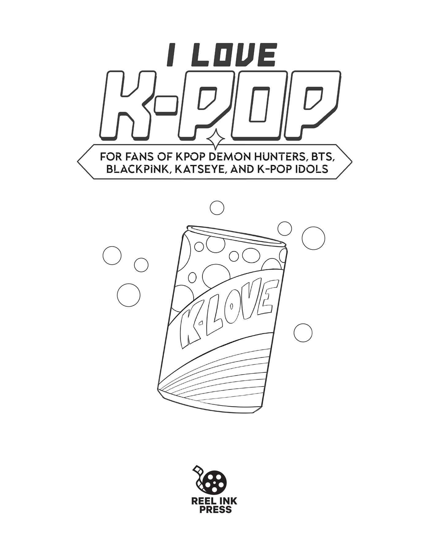 I Love K-pop Coloring and Activity Book