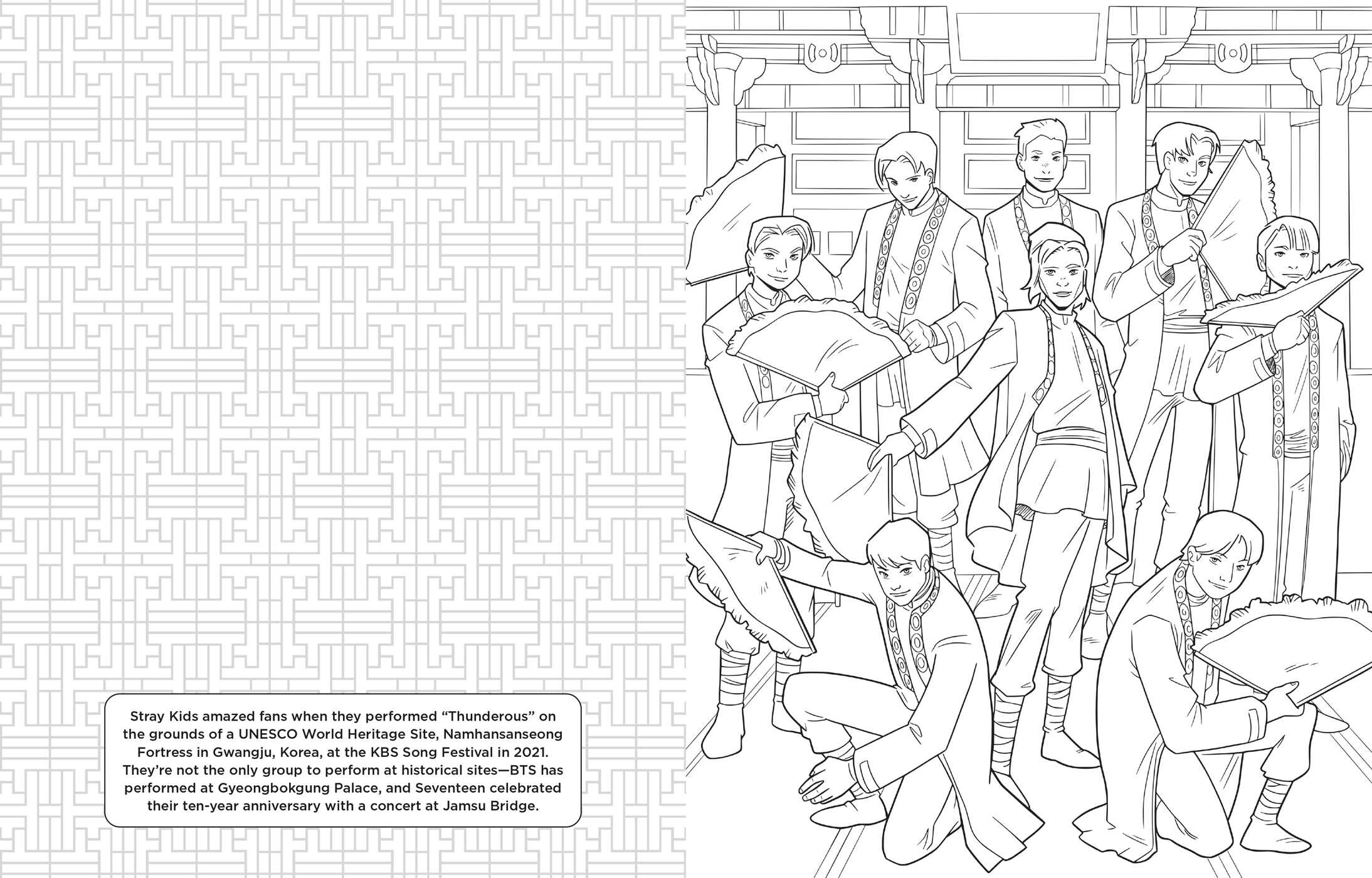 I Love K-pop Coloring and Activity Book