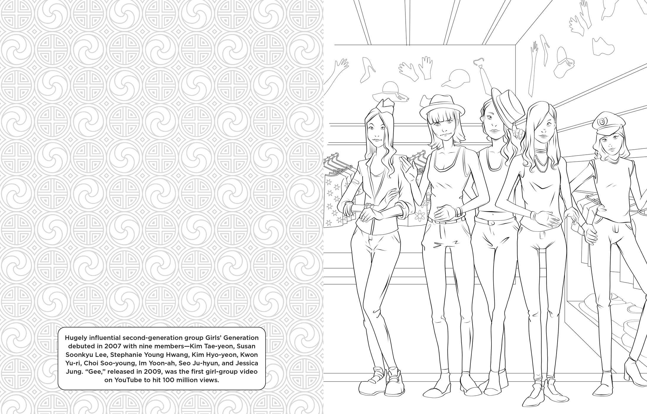 I Love K-pop Coloring and Activity Book