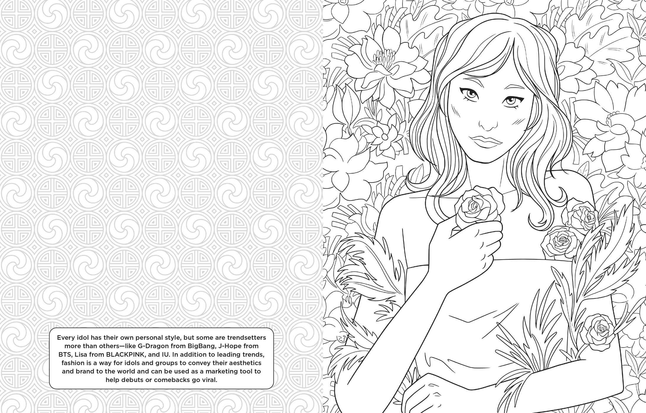 I Love K-pop Coloring and Activity Book