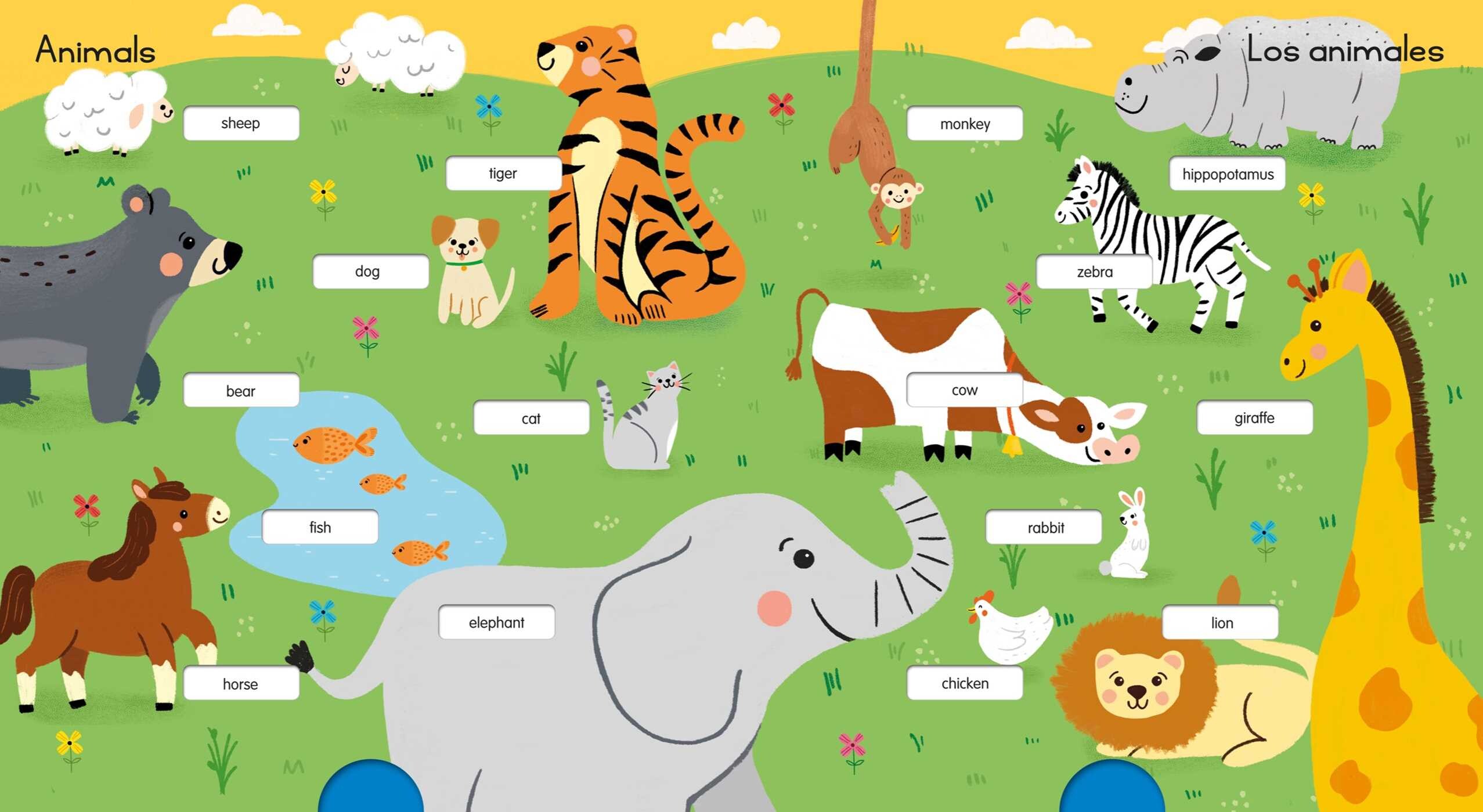 My 100 First Spanish Words - Pull Tab - The World Around Me