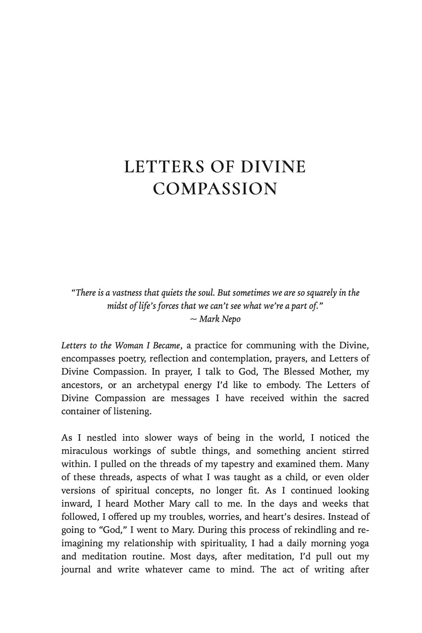 Letters to the Woman I Became