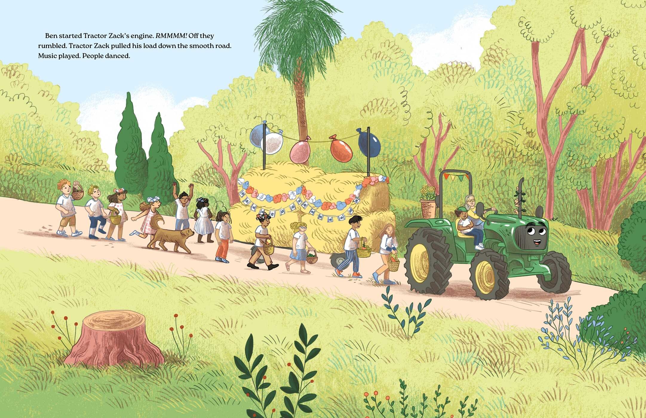 Tractor Zack on Sunshine Kibbutz