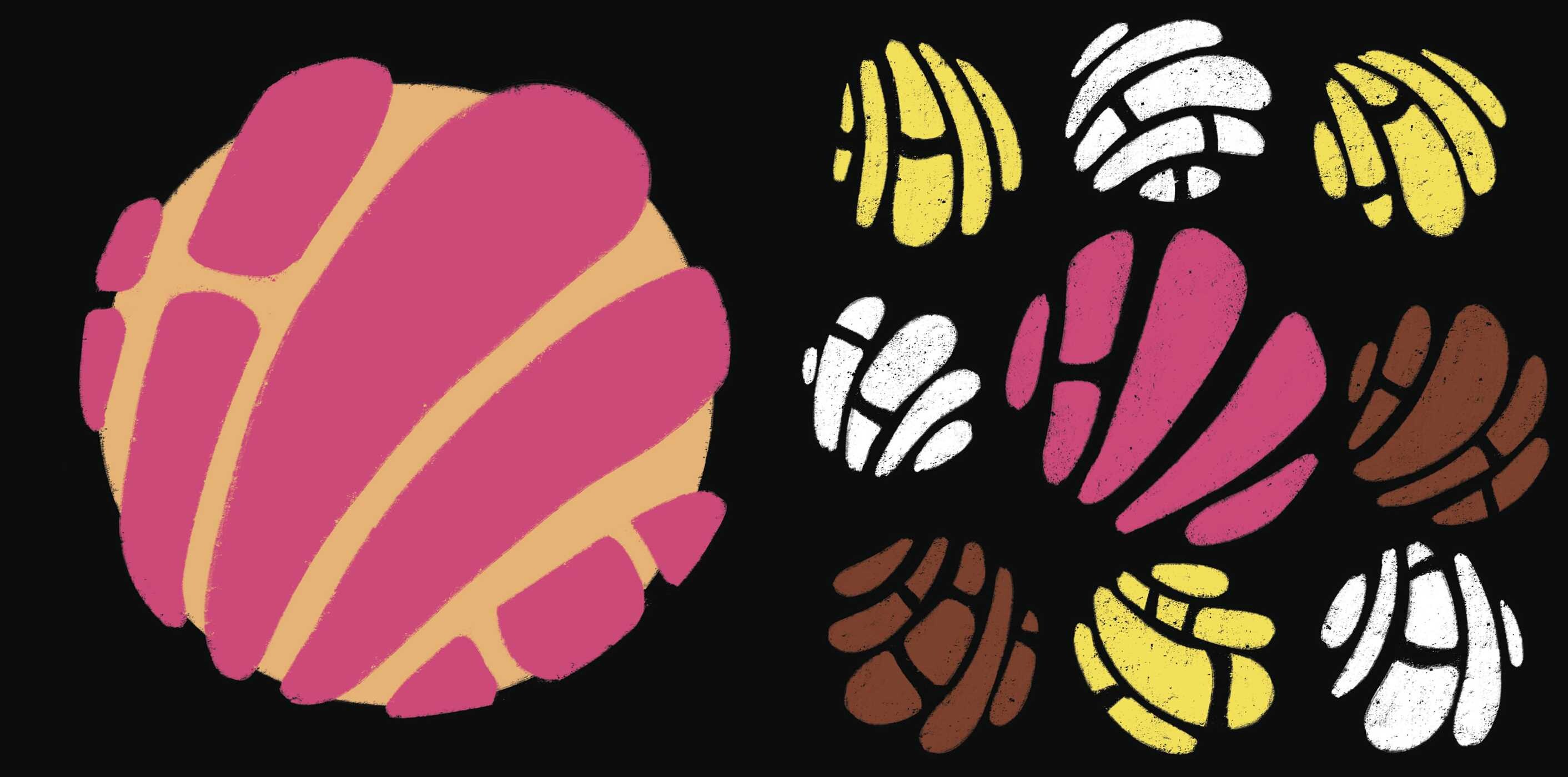 Pan Dulce: A High Contrast Yummy Board Book (Bilingual: English/Spanish)