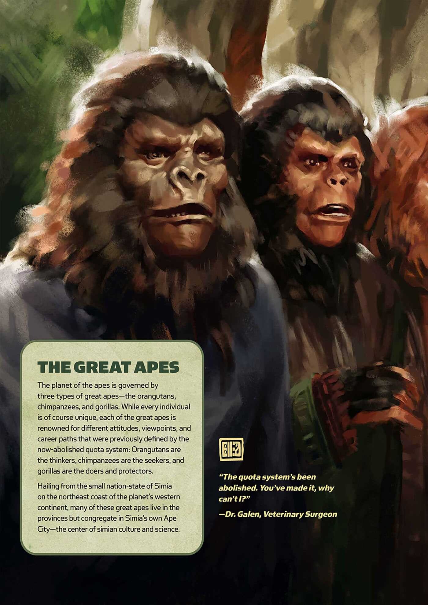 Role-Playing Game of the Planet of the Apes Core Rulebook