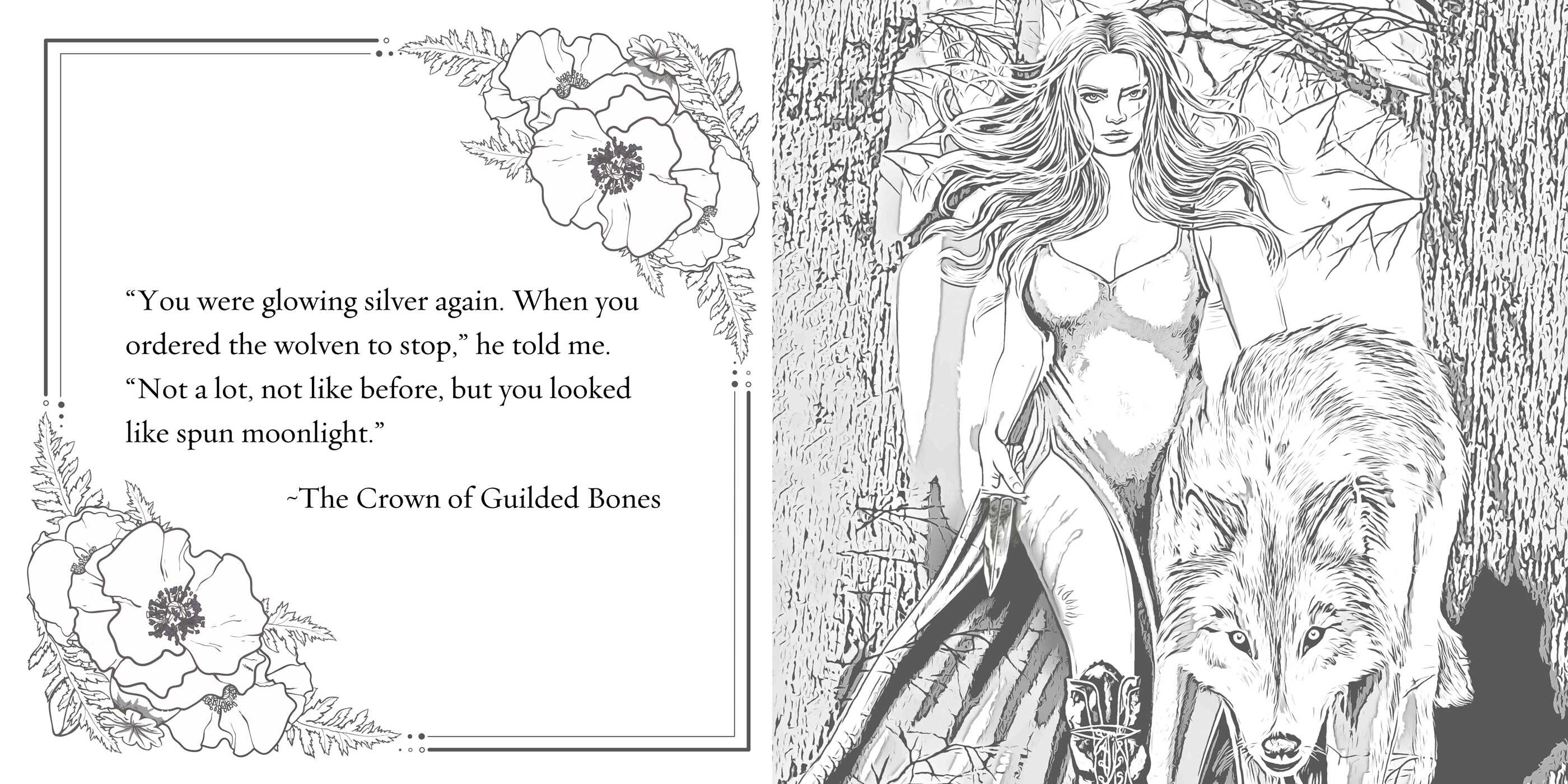 Official Blood and Ash Coloring Book