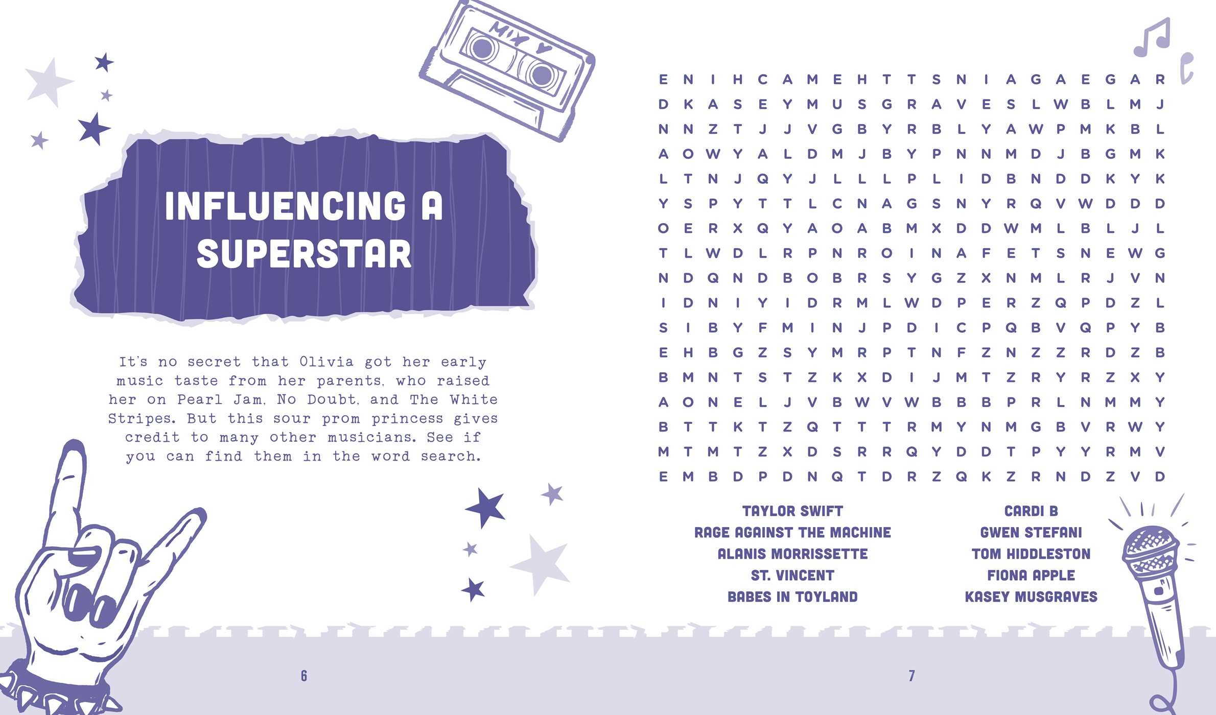 Unofficial Olivia Rodrigo Activity Book