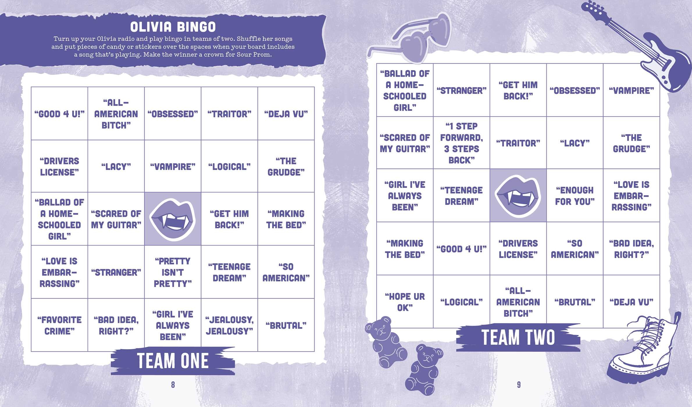 Unofficial Olivia Rodrigo Activity Book