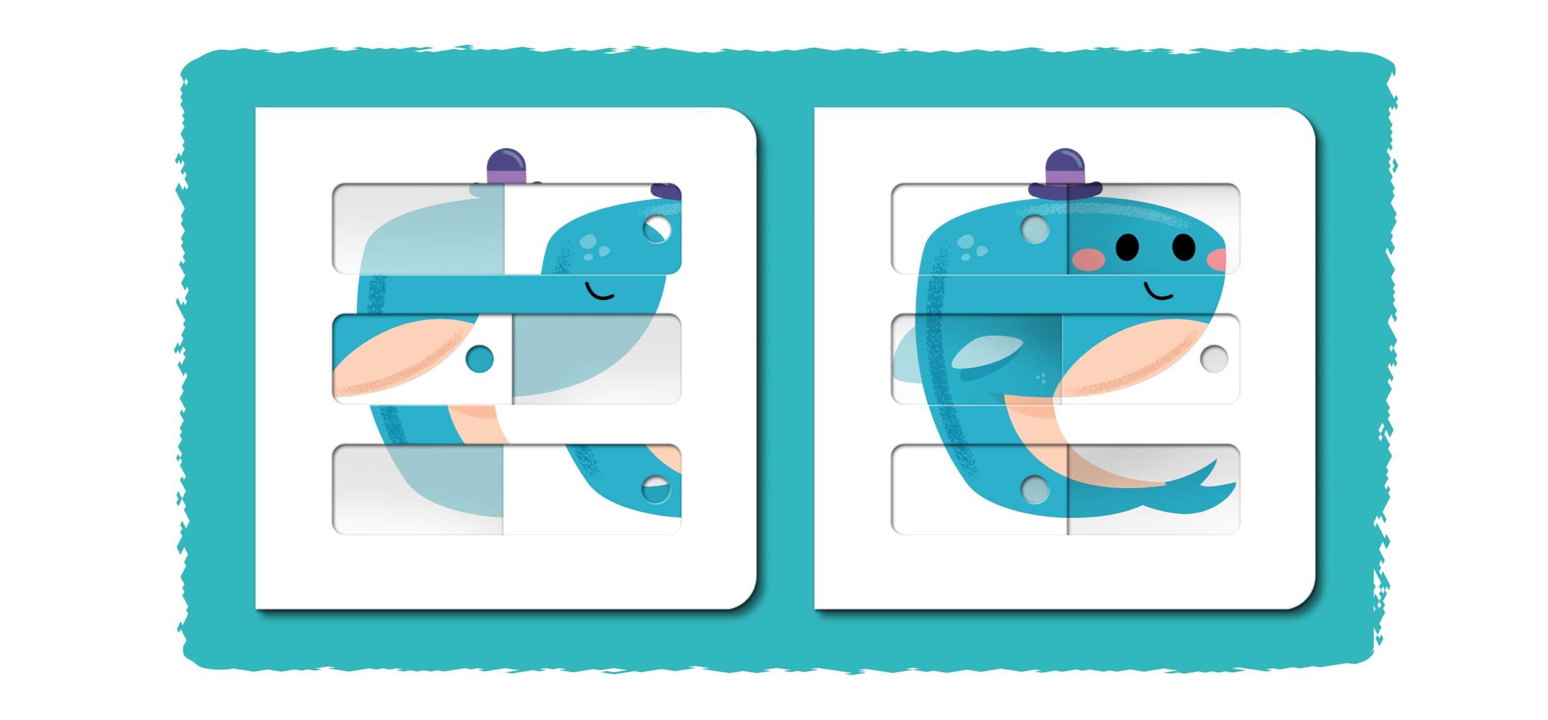 My First Sliding Puzzles - Ocean Animals