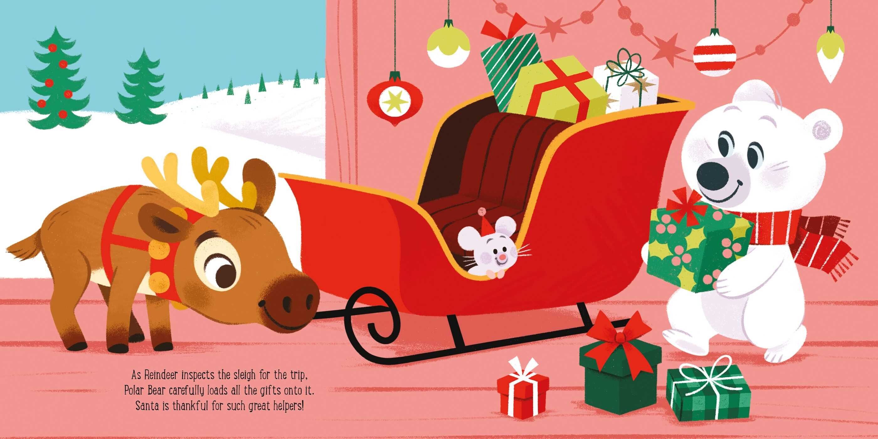 Goodnight My 3 Play Puppets - Santa's Friends