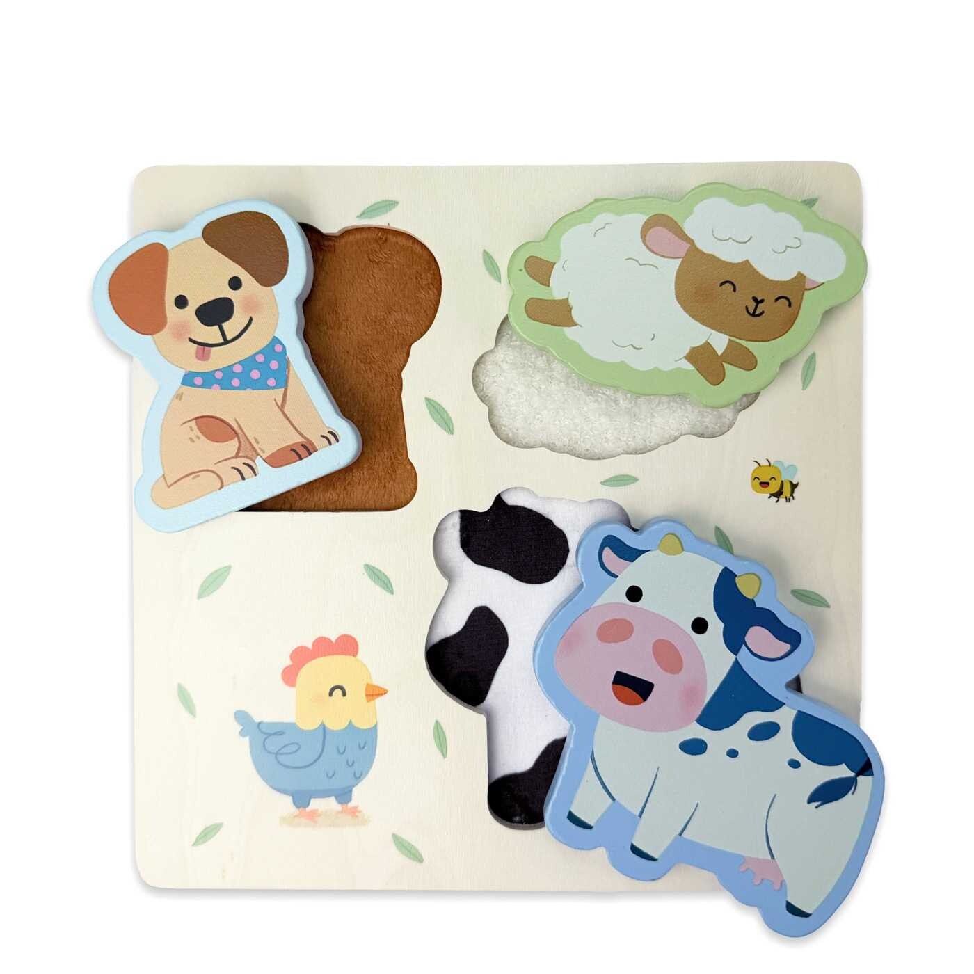 First Book & Wooden Puzzle Set - Down on the Farm