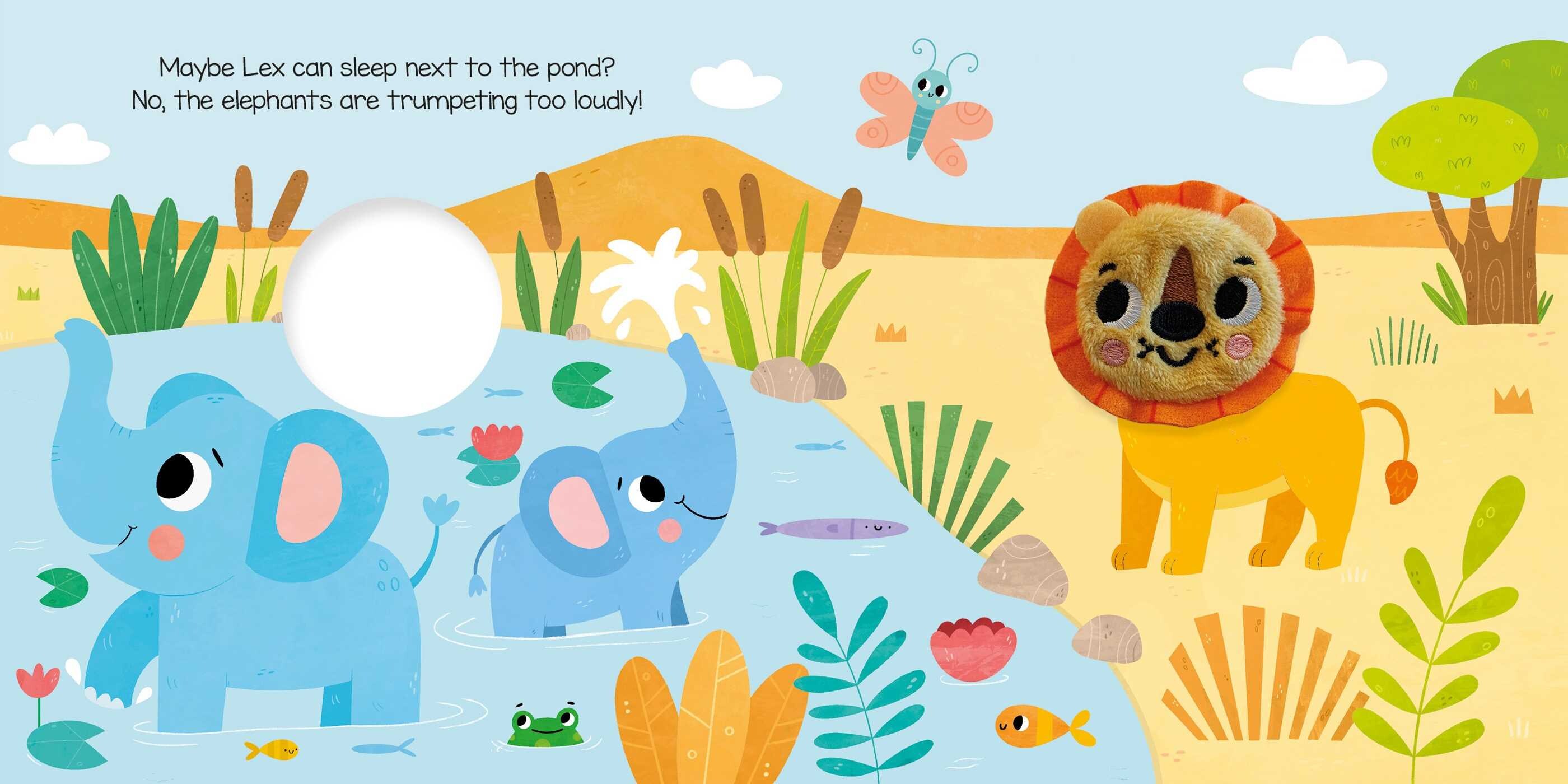 Finger Puppet Friends - Sleepy Lion