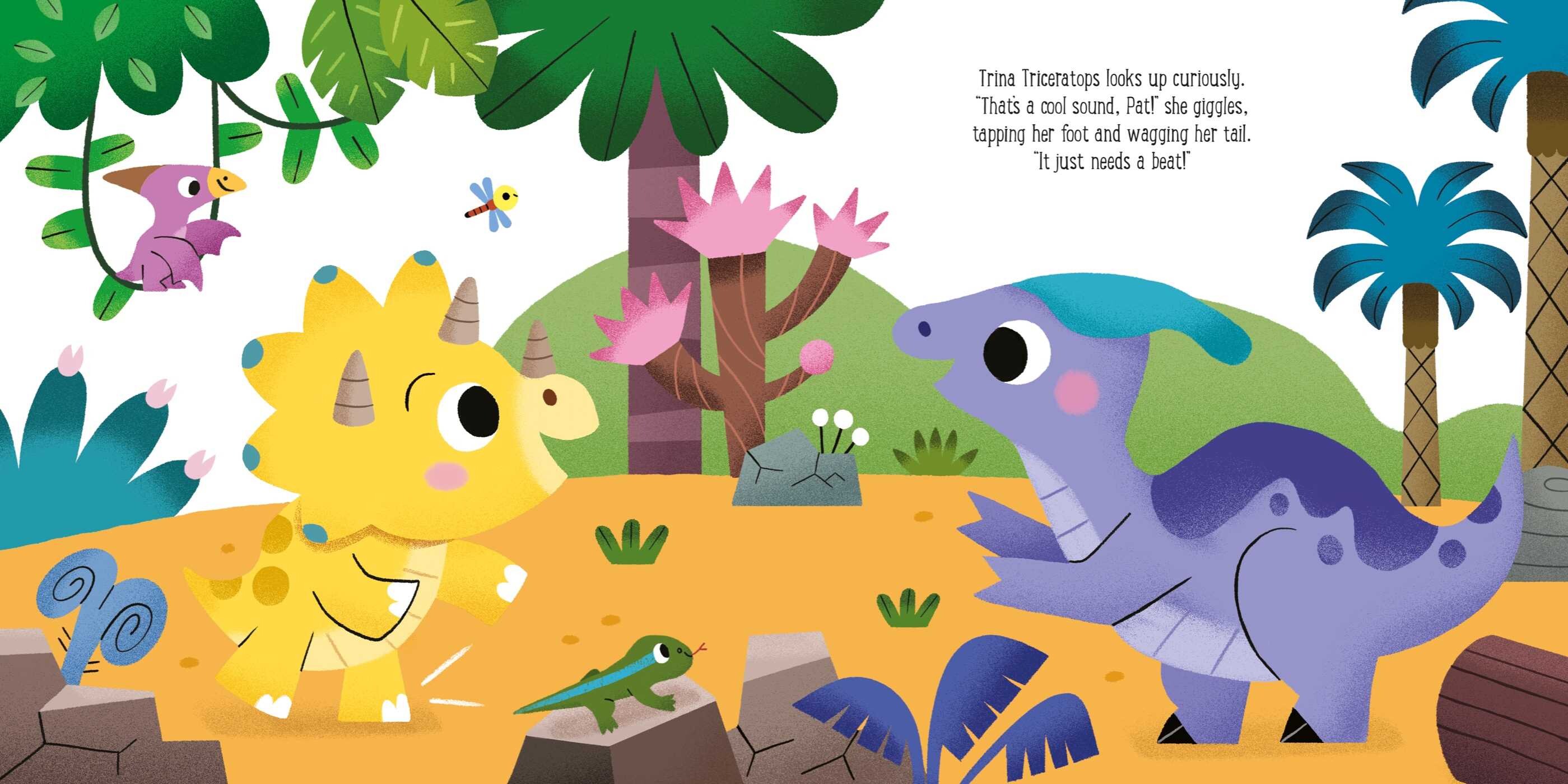 Goodnight My 3 Play Puppets - Dino Friends