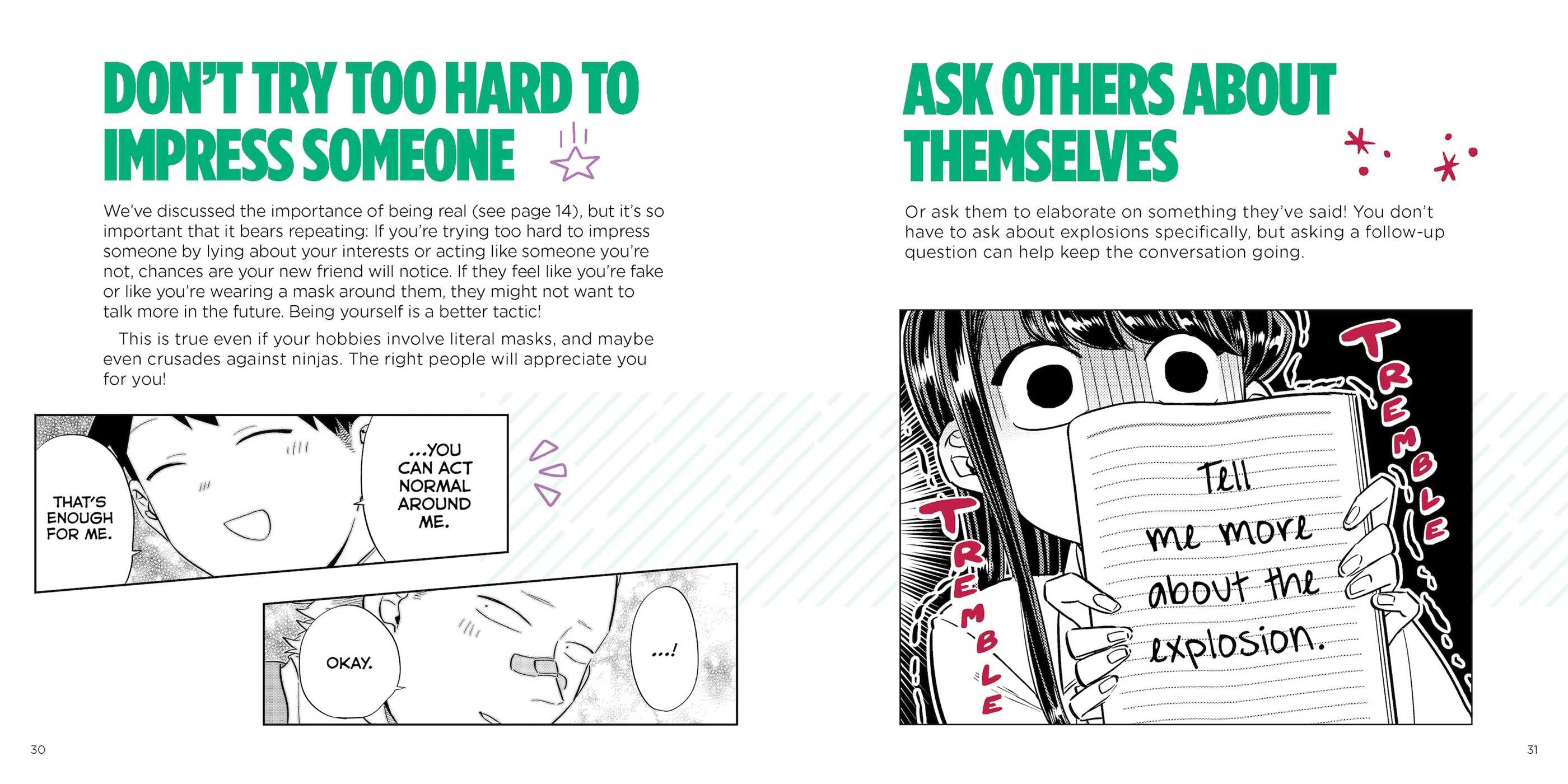 Komi Can't Communicate: Making Friends and Not Scaring People