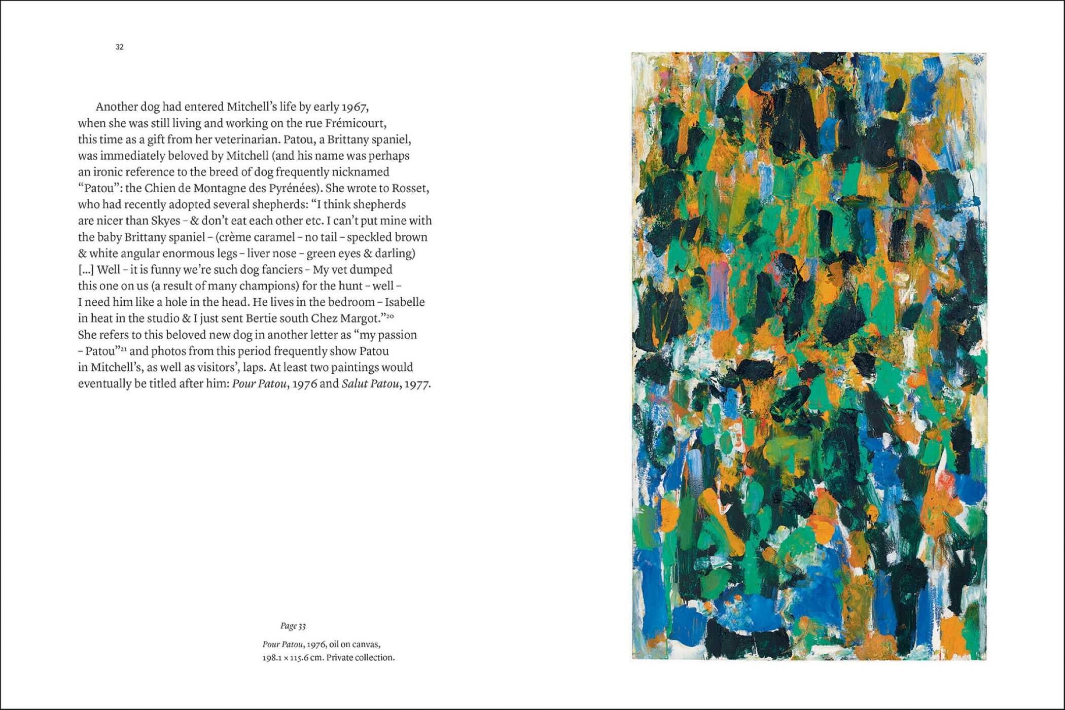 Joan Mitchell and Her Dogs